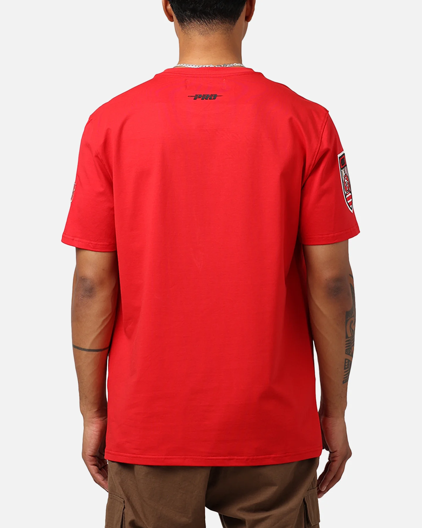 Pro Standard San Francisco 49ers Fast Lane SJ T-Shirt Red - Image 2