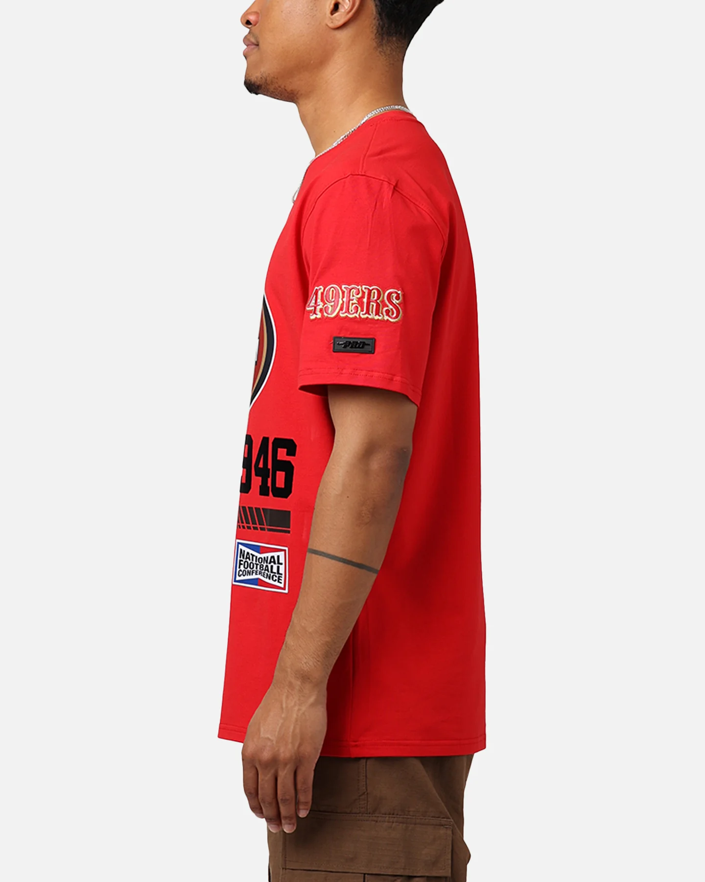 Pro Standard San Francisco 49ers Fast Lane SJ T-Shirt Red - Image 5
