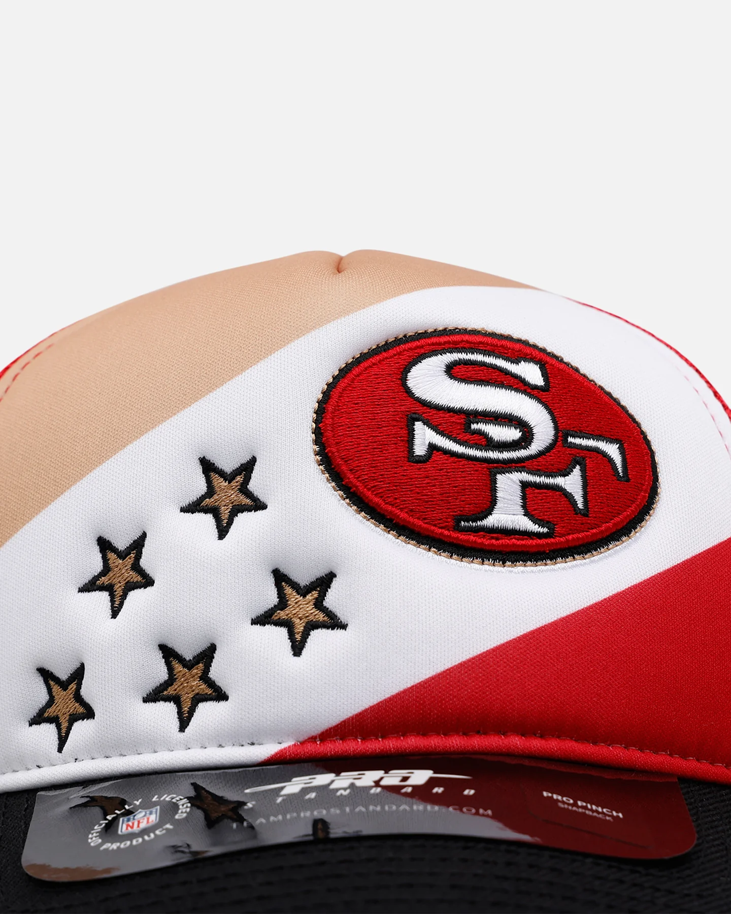 Pro Standard San Francisco 49ers 'NFL Kickoff' Trucker Snapback Red - Image 5