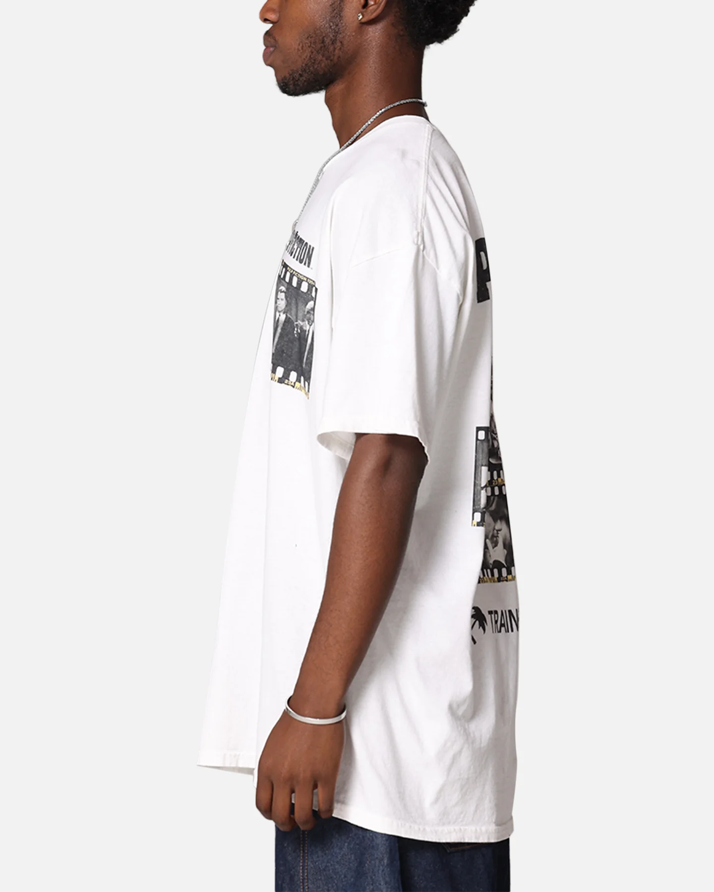 Pulp Fiction Montage T-Shirt White Vintage - Image 6