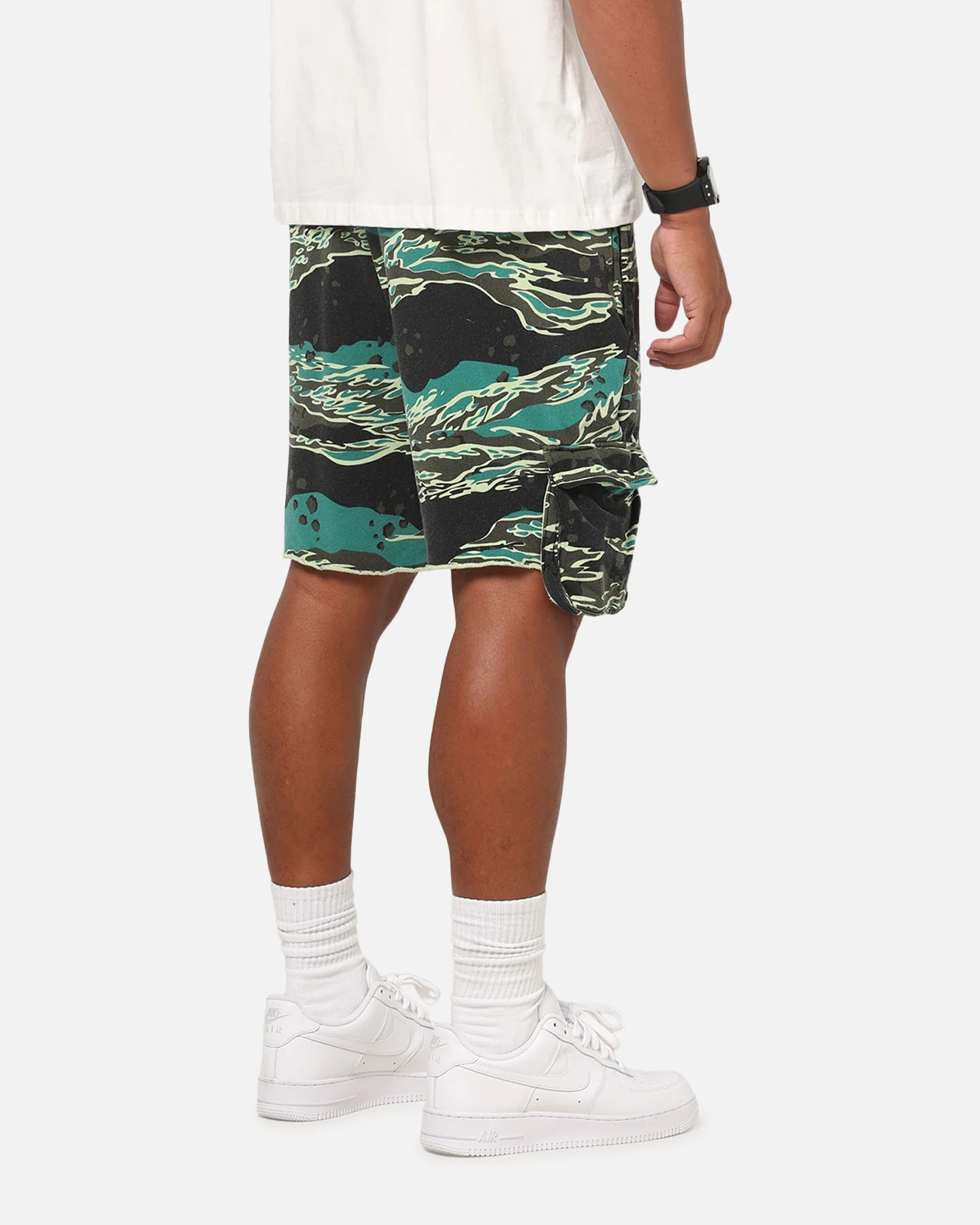 Puma LaFrance Supply Terry Shorts Green - Image 5