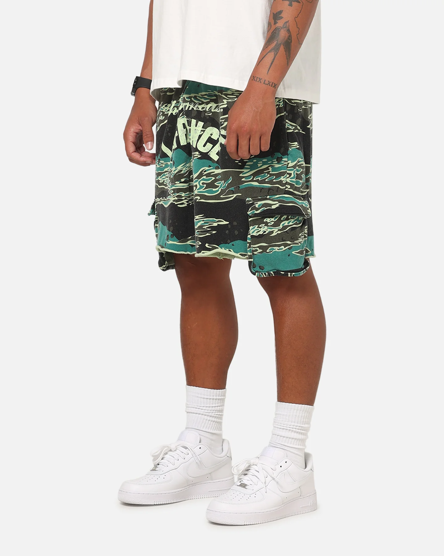Puma LaFrance Supply Terry Shorts Green - Image 6