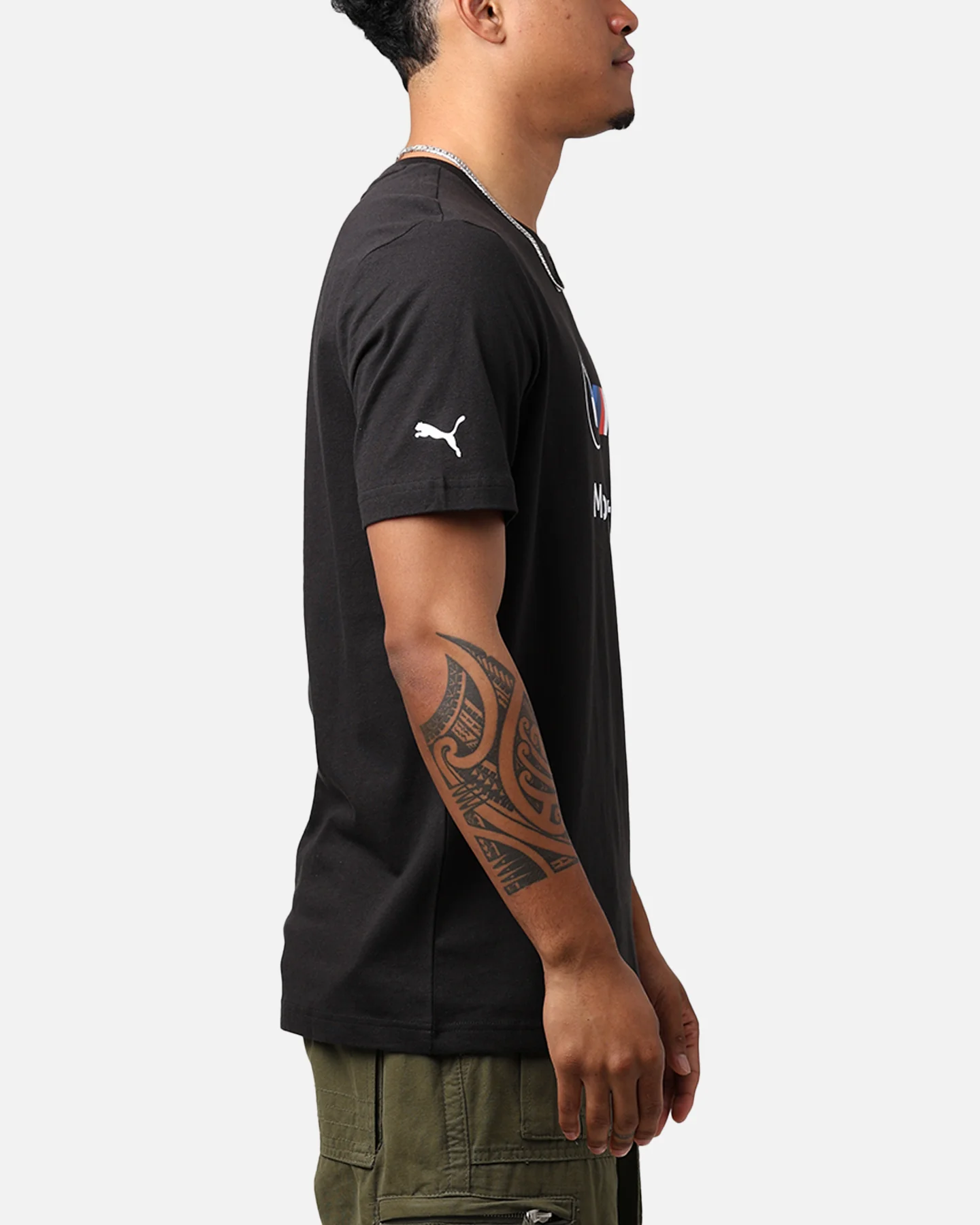 Puma X BMW MMS Essential Logo T-Shirt Puma Black - Image 4