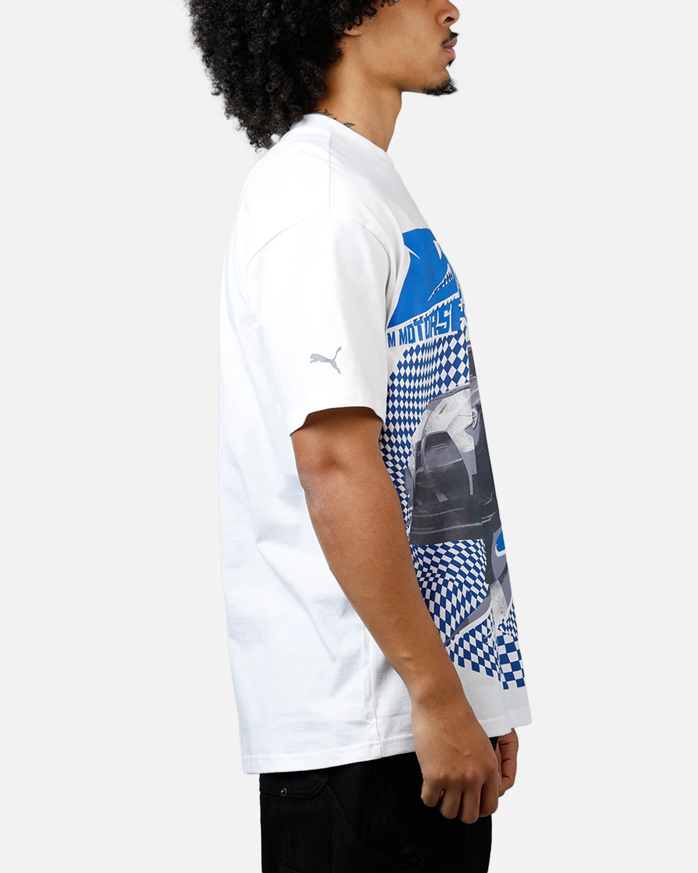 Puma X BMW MMS Motorsport T-Shirt White/Blue - Image 4