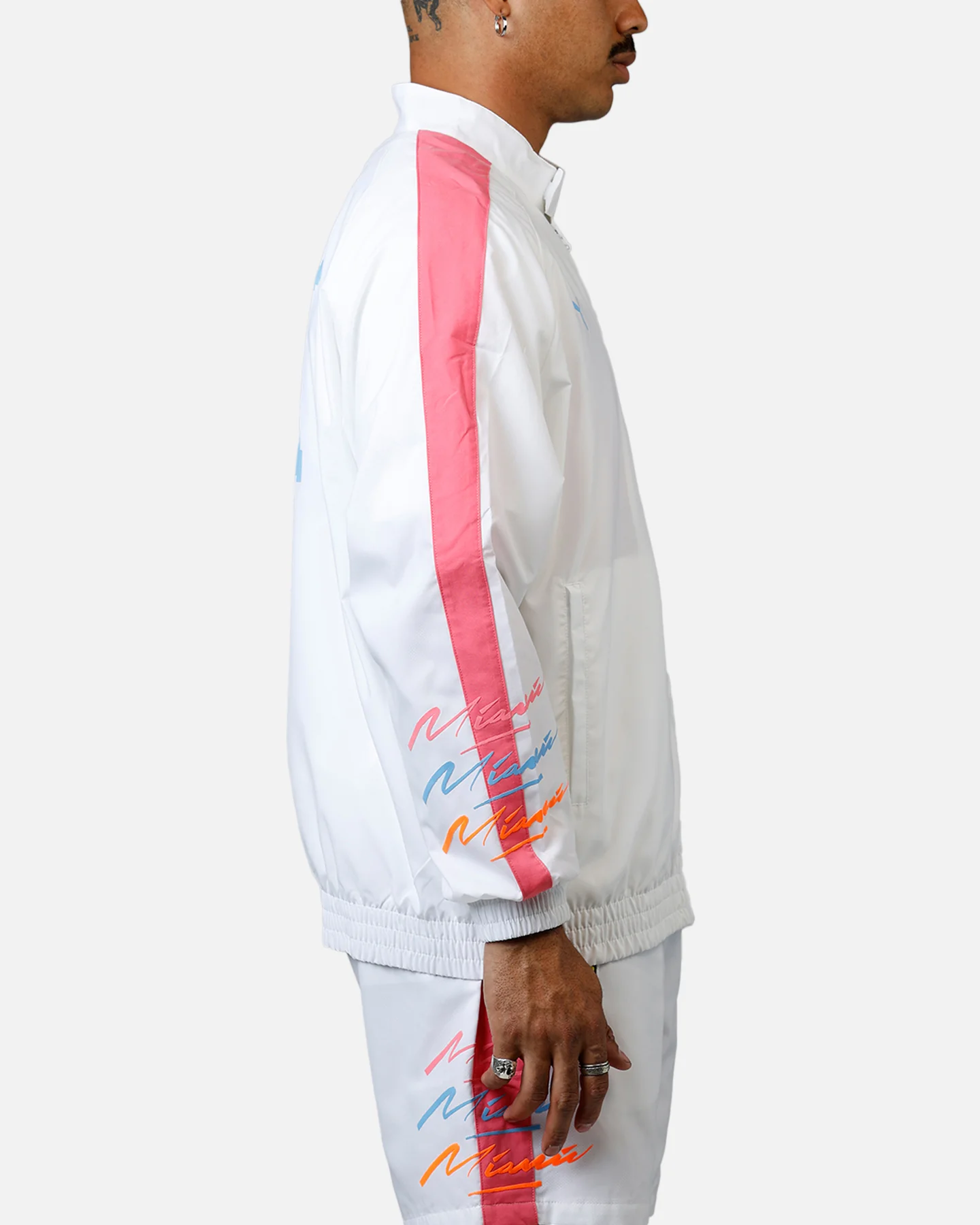 Puma x Scuderia Ferrari Sketches T7 Jacket White - Image 4