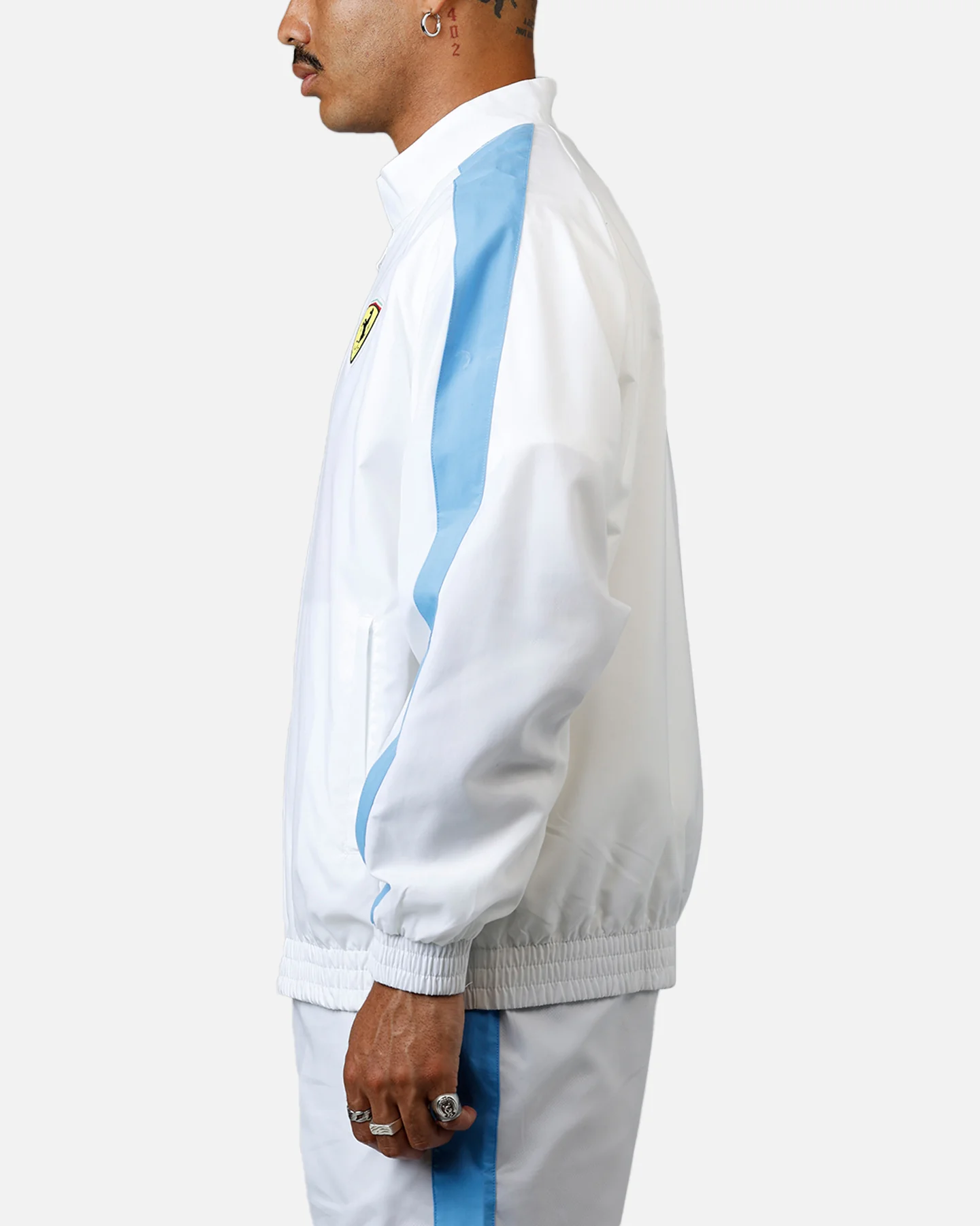 Puma x Scuderia Ferrari Sketches T7 Jacket White - Image 5