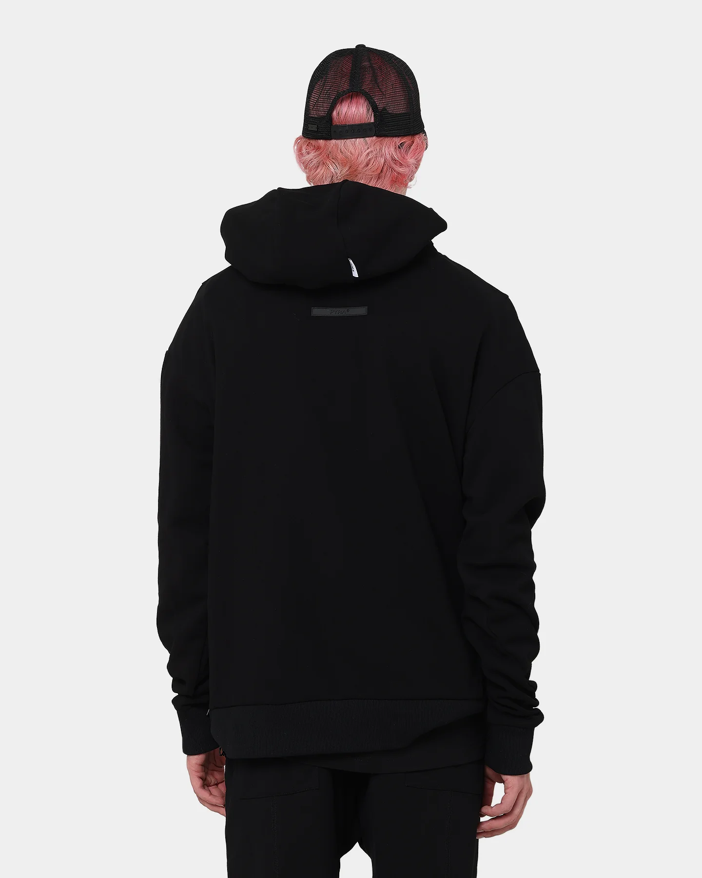 PYRA High Hills Hoodie Black/Orange - Image 4