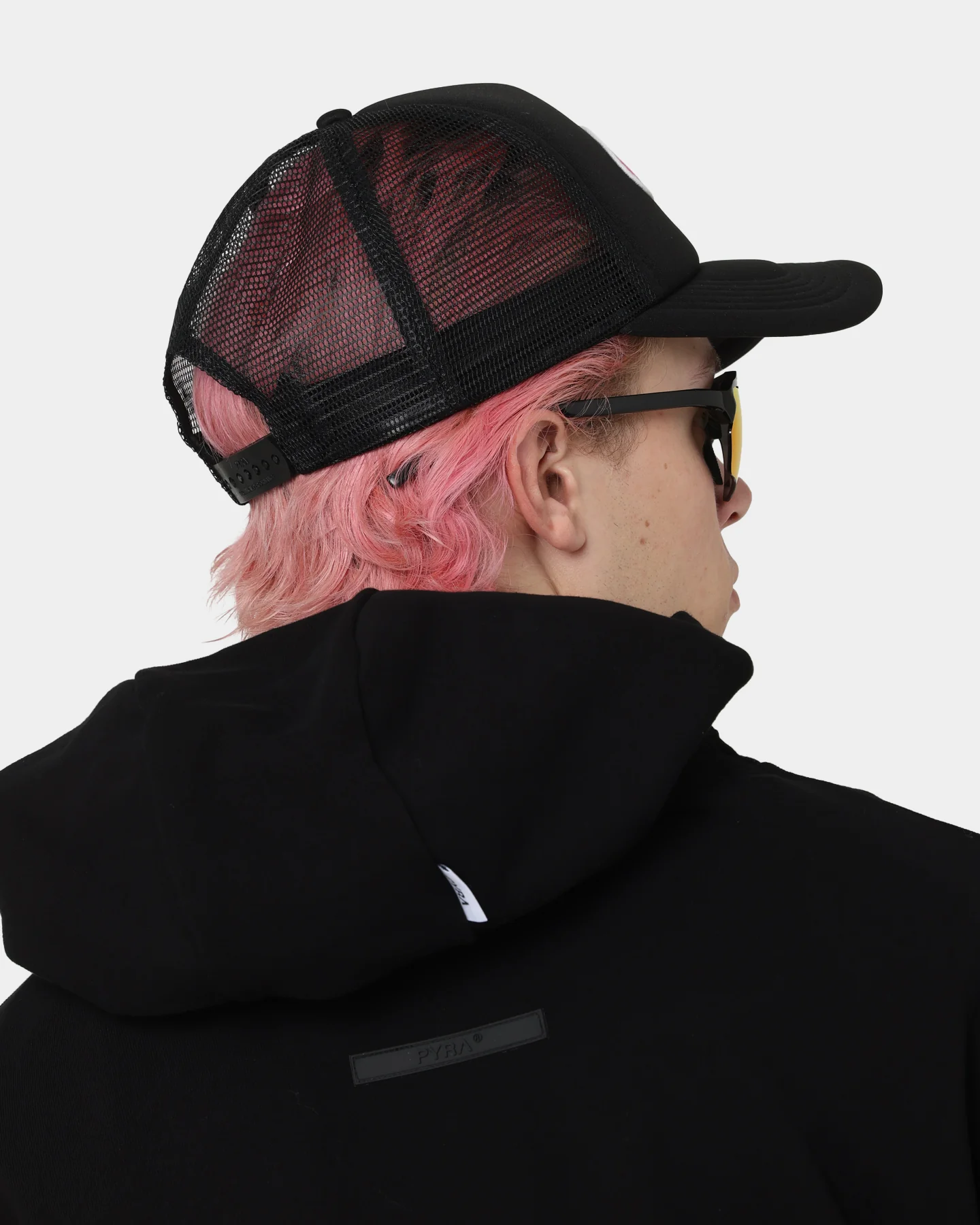 PYRA High Hills Hoodie Black/Orange - Image 8