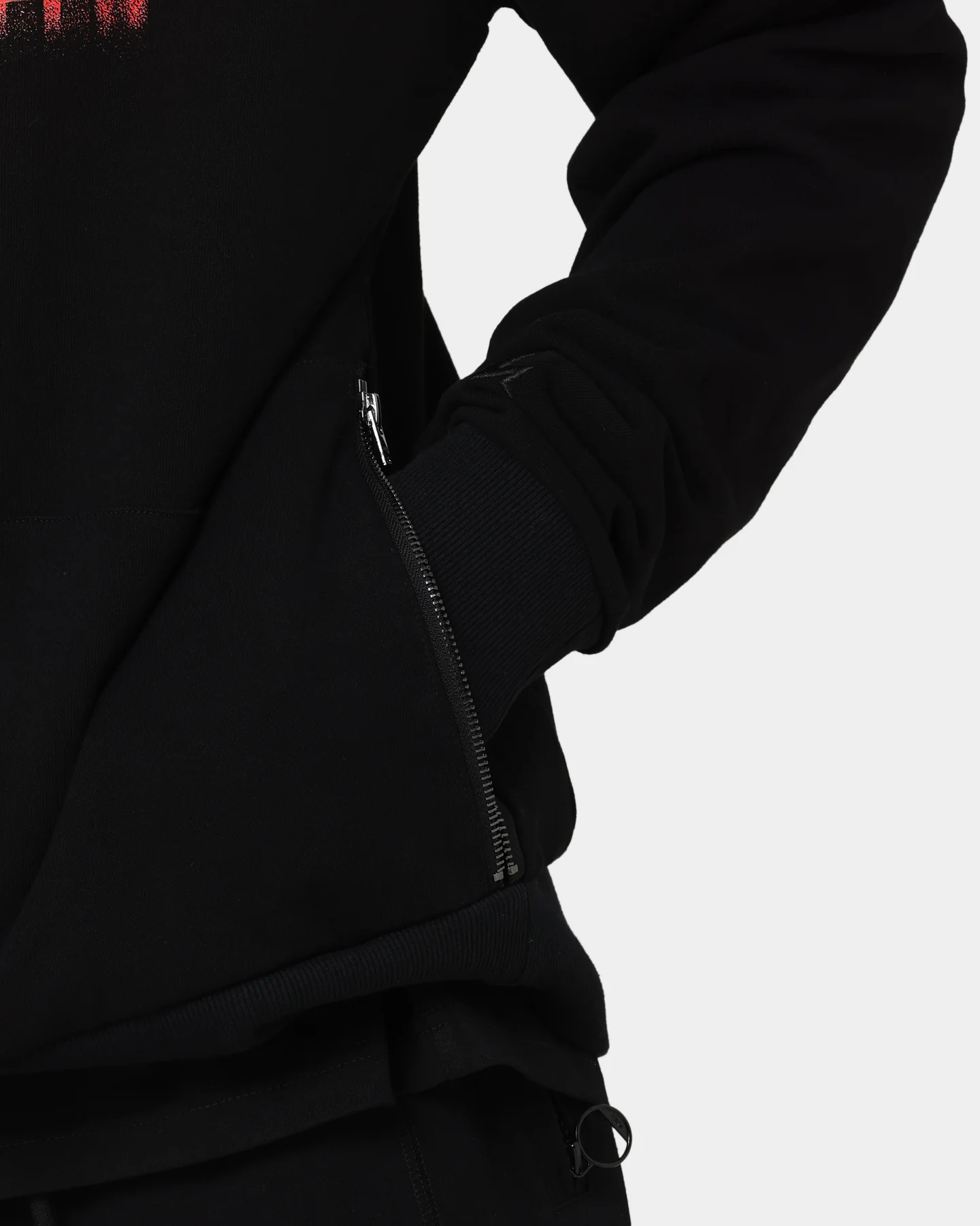 PYRA High Hills Hoodie Black/Orange - Image 9