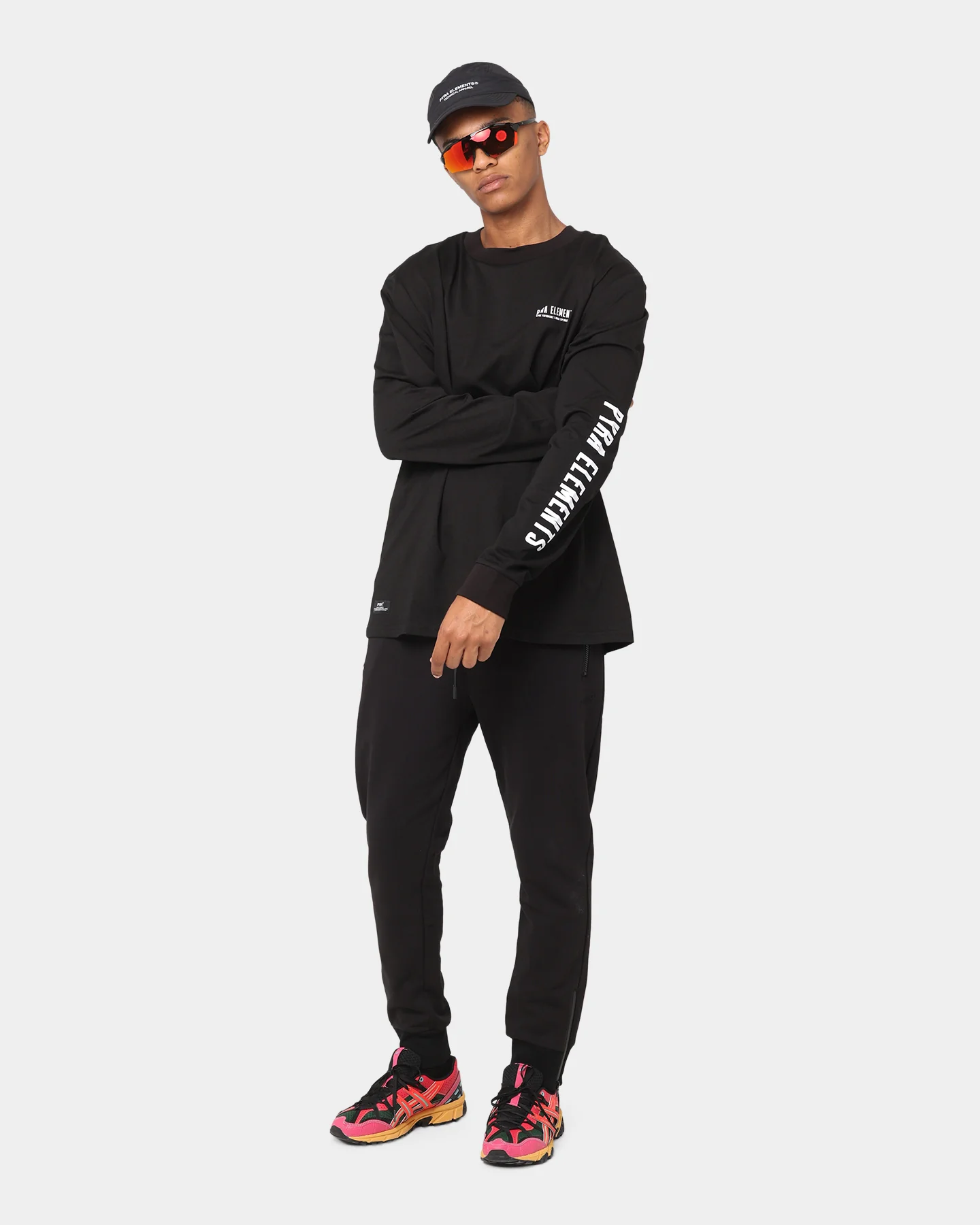 PYRA Legacy Long Sleeve T-Shirt Black/White - Image 3