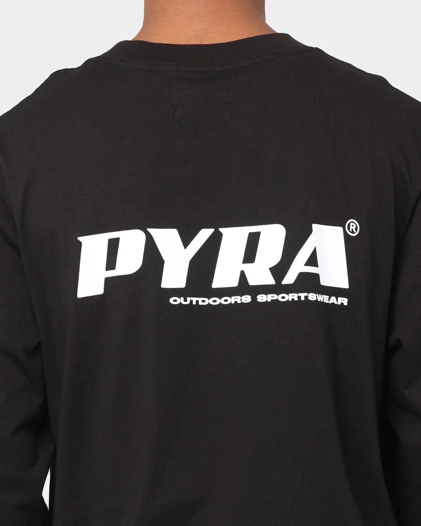 PYRA Legacy Long Sleeve T-Shirt Black/White - Image 5