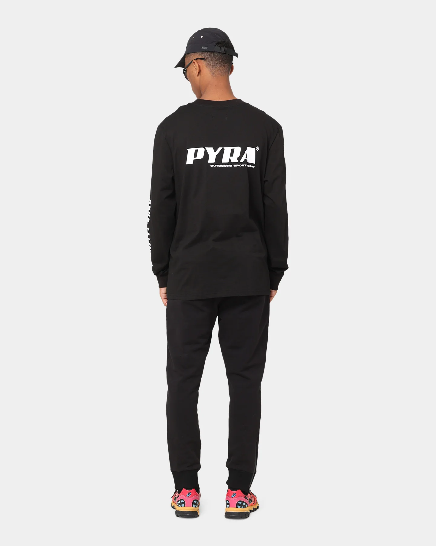 PYRA Legacy Long Sleeve T-Shirt Black/White - Image 8