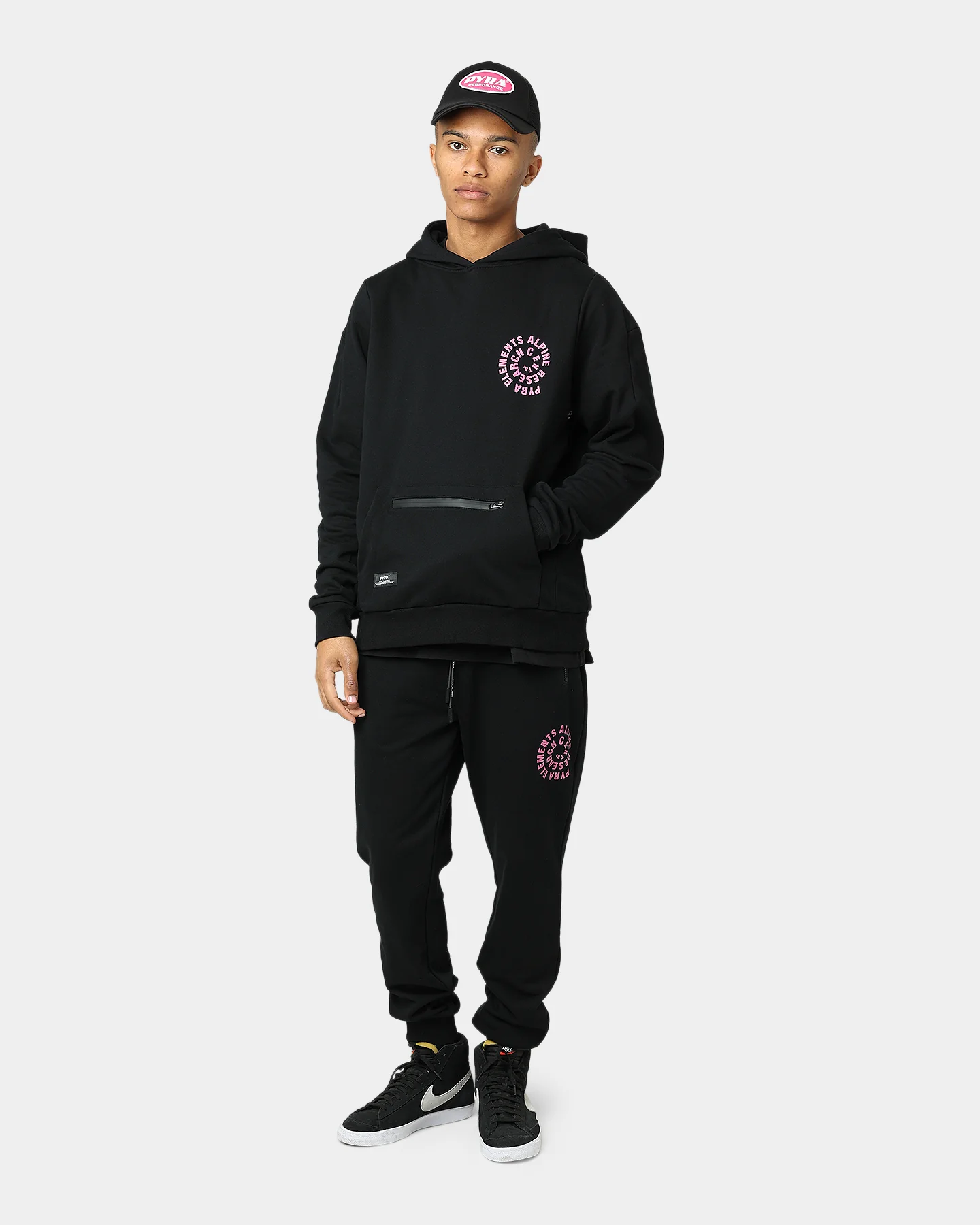 Pyra Spin Out Hoodie Black/Purple - Image 2