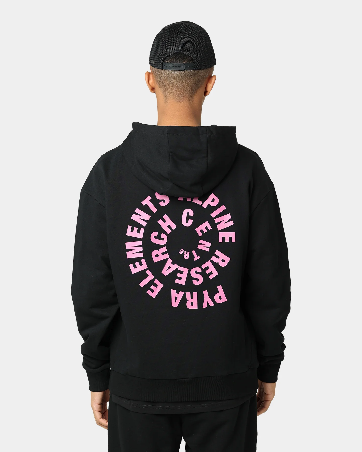 Pyra Spin Out Hoodie Black/Purple - Image 4