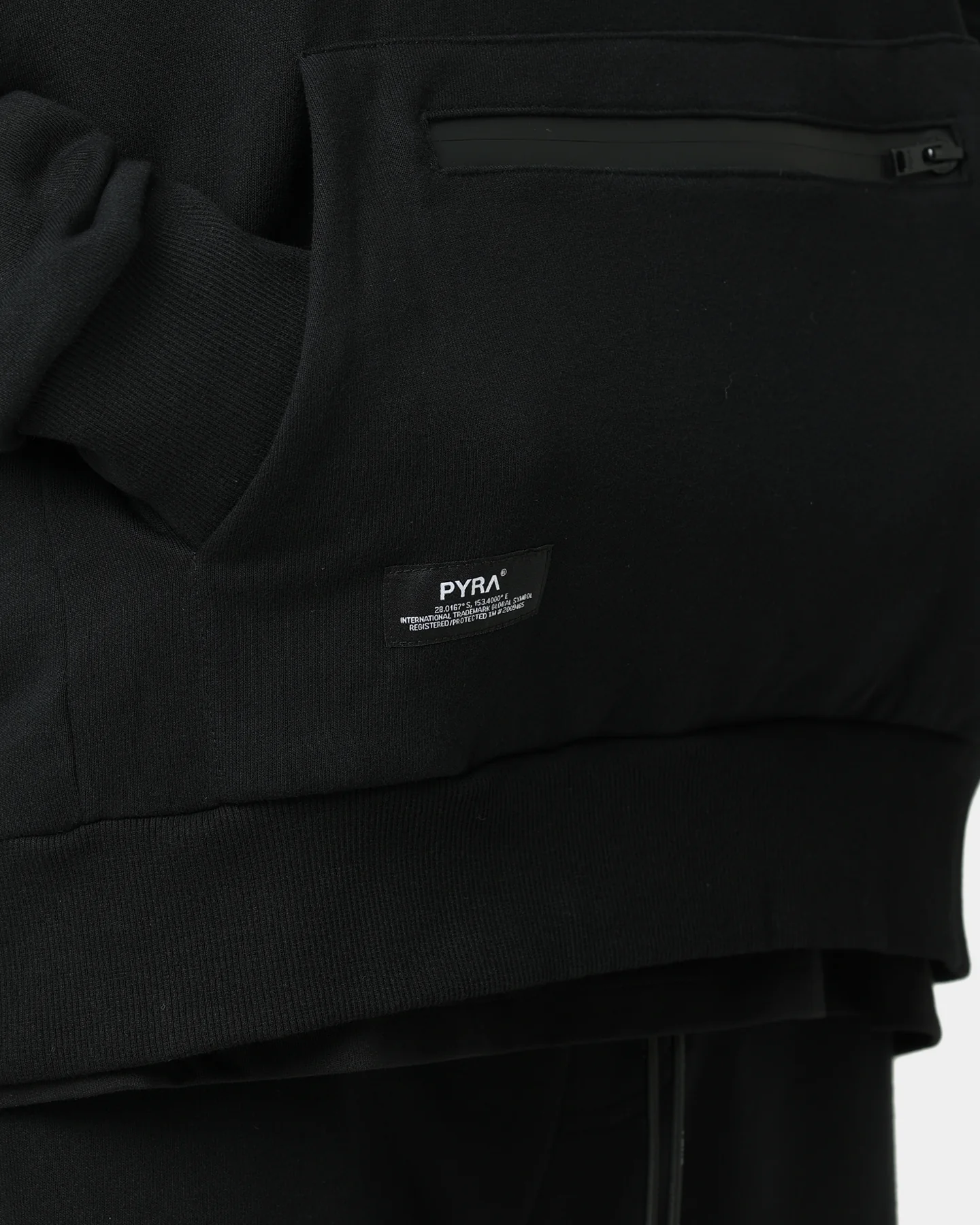 Pyra Spin Out Hoodie Black/Purple - Image 8