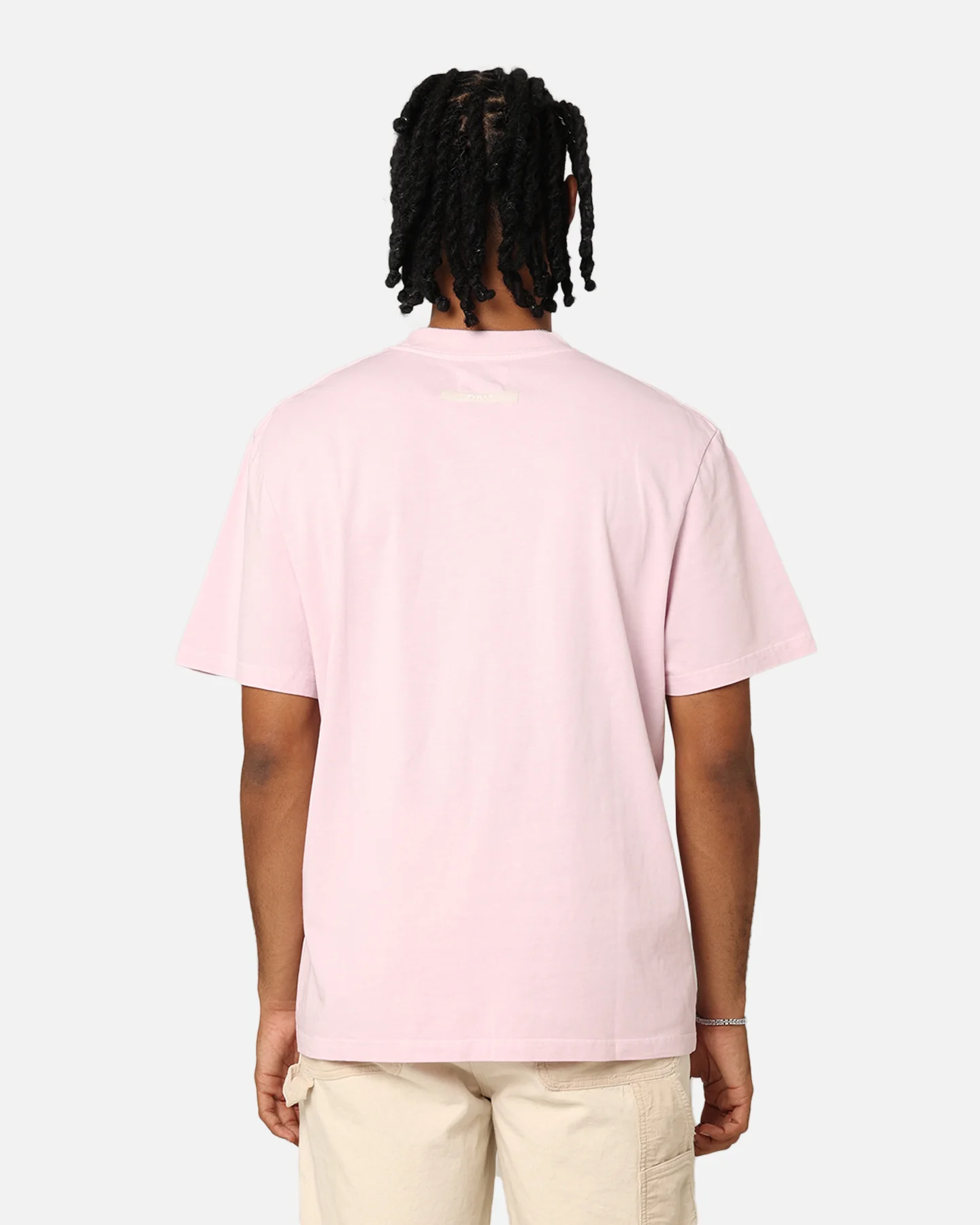 Pyra Stacked Logo T-Shirt Dusty Pink - Image 4