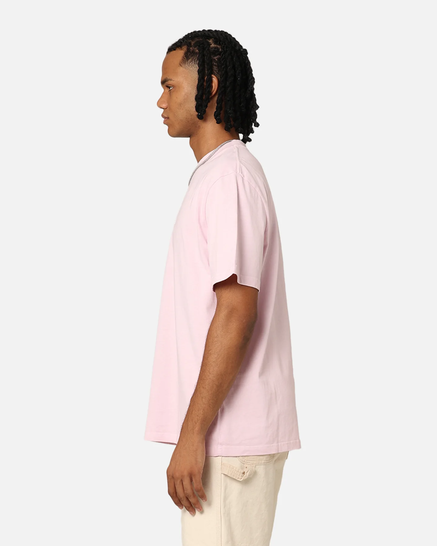 Pyra Stacked Logo T-Shirt Dusty Pink - Image 6