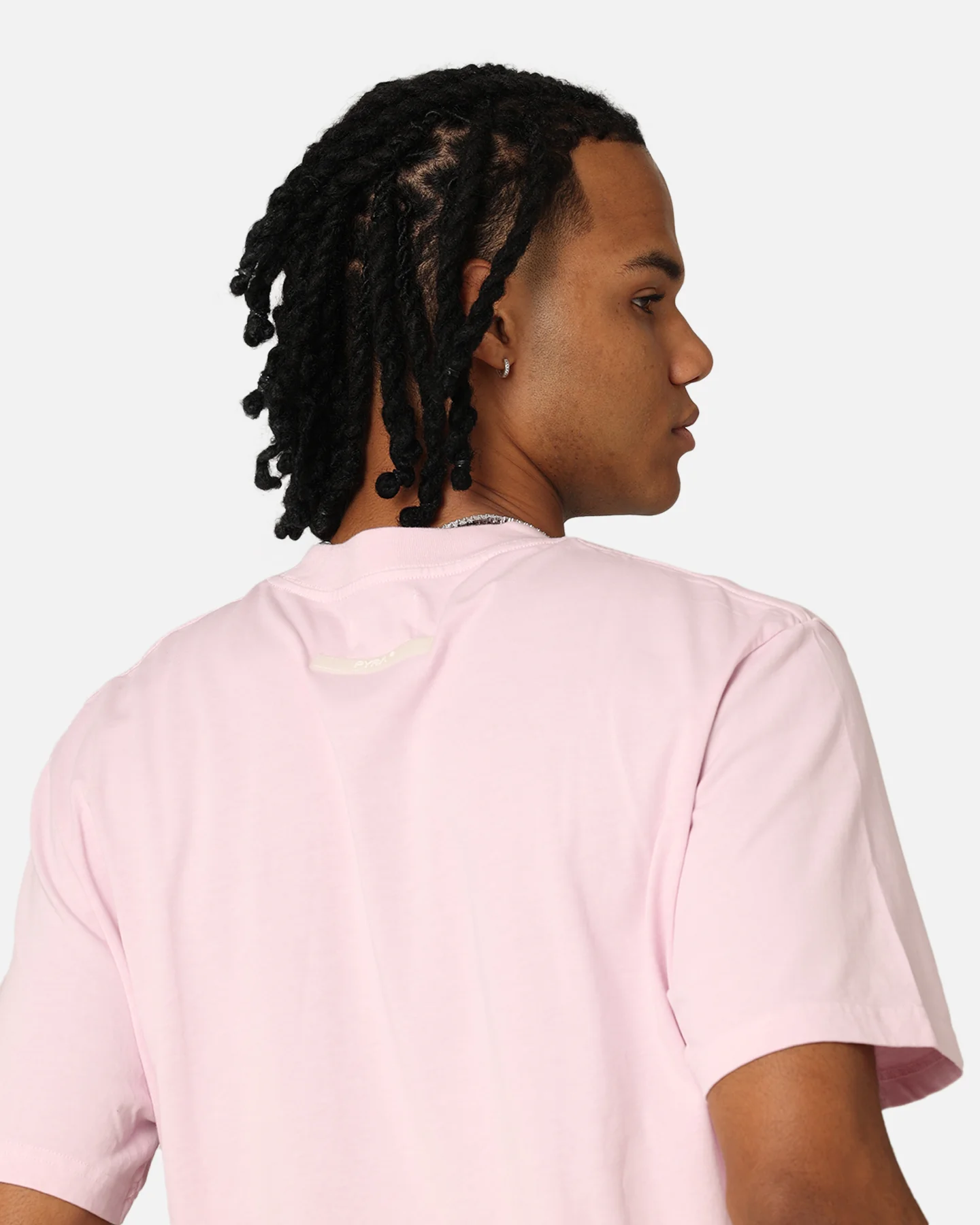 Pyra Stacked Logo T-Shirt Dusty Pink - Image 7