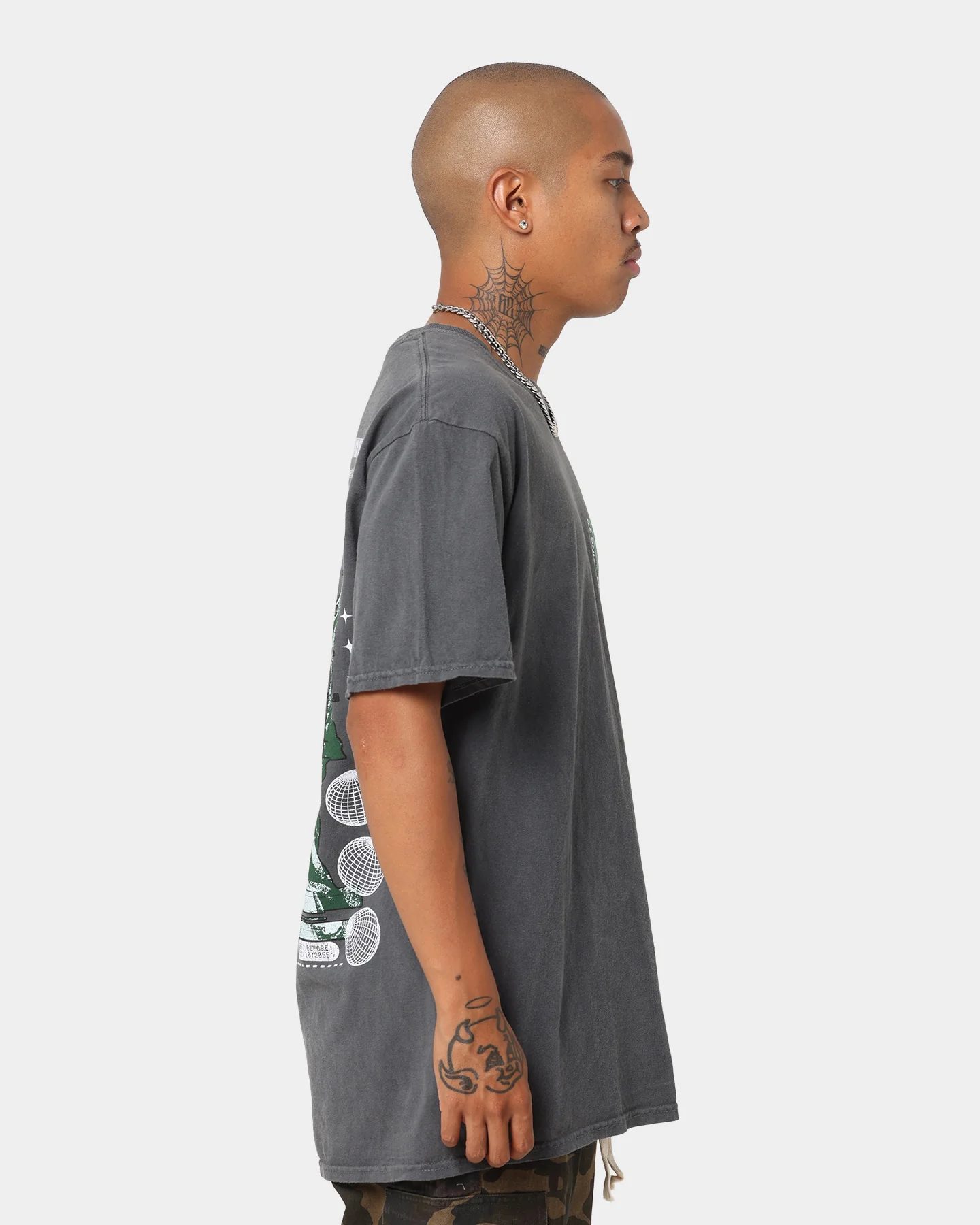Rats Get Fat Expire Vintage T-Shirt Off Black - Image 5