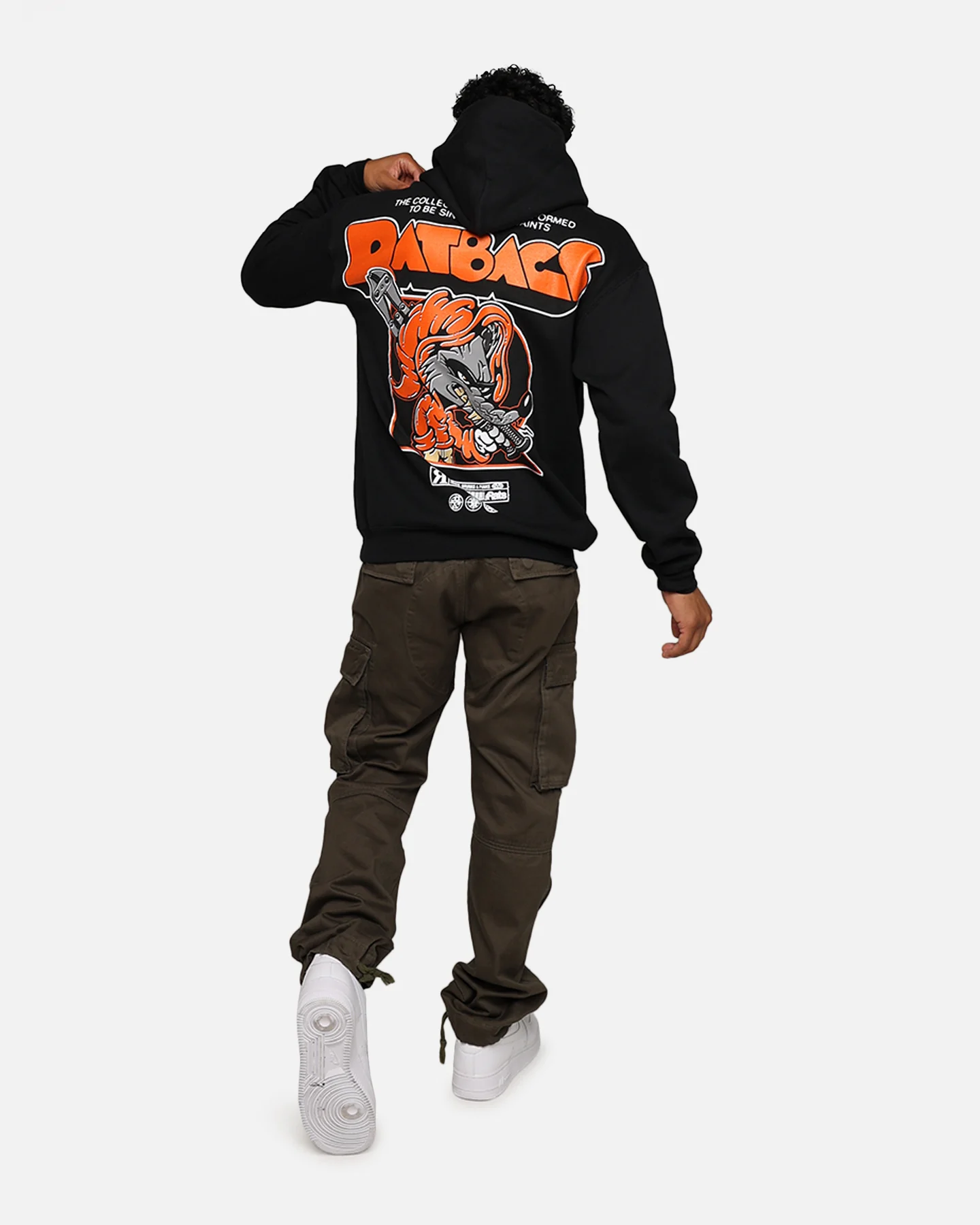 Rats Get Fat Ratbags Hoodie Black - Image 8