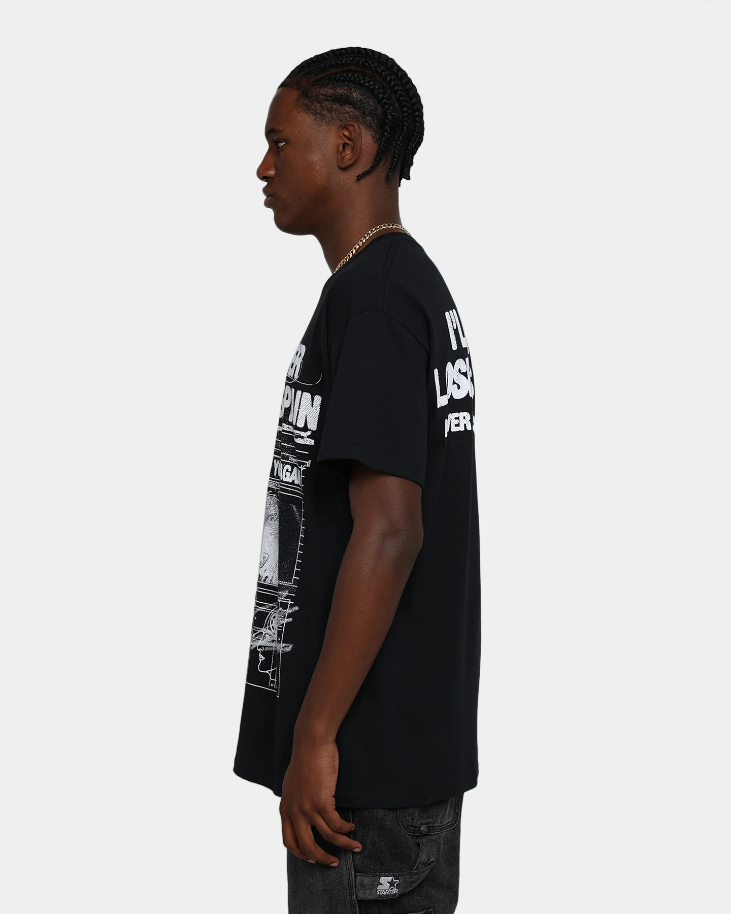 Rats Get Fat Rats Pain T-Shirt Black - Image 7