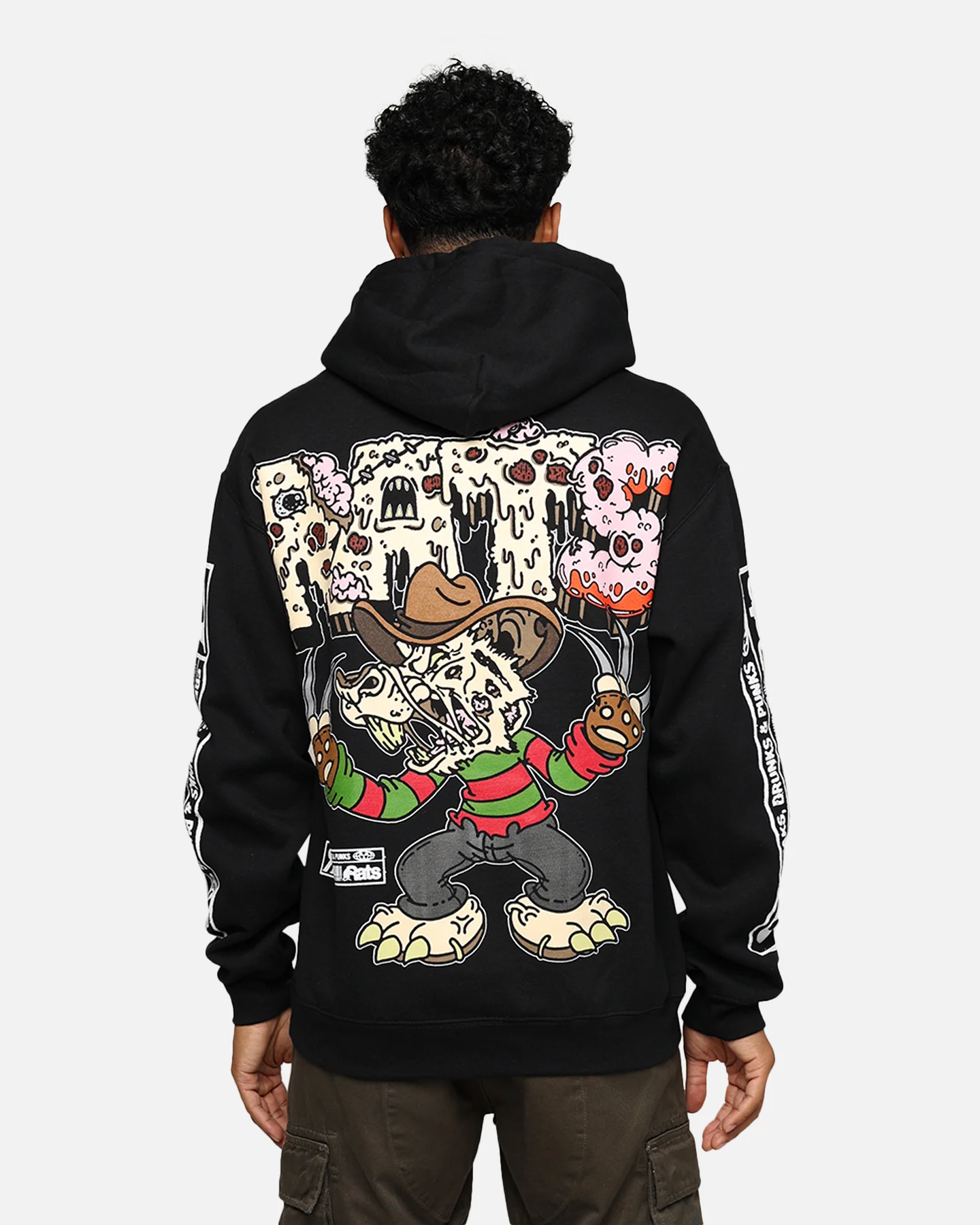 Rats Get Fat Ratty The 13th Hoodie Black - Image 5