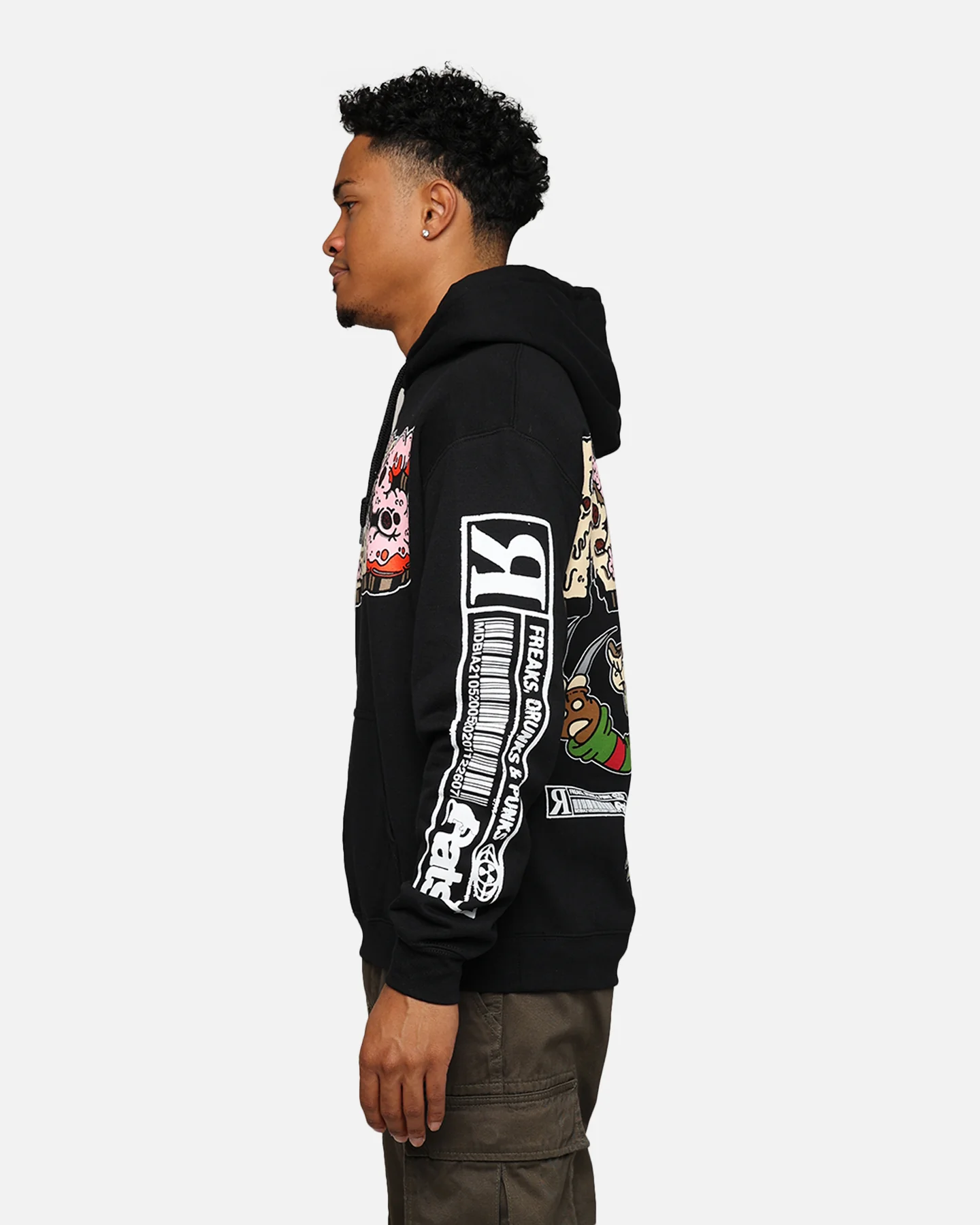 Rats Get Fat Ratty The 13th Hoodie Black - Image 7