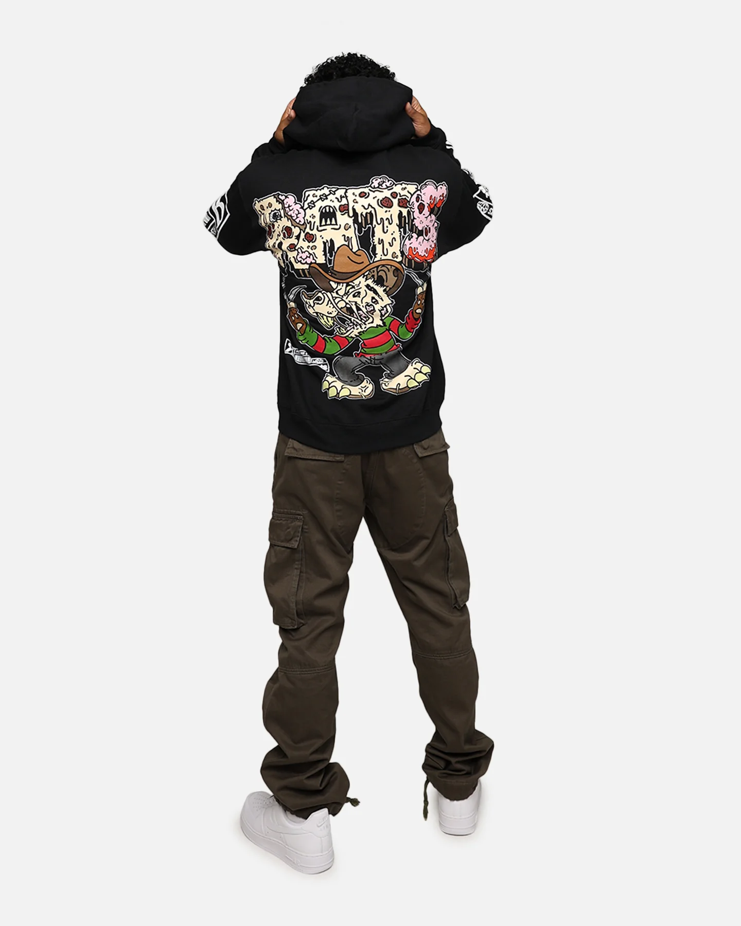 Rats Get Fat Ratty The 13th Hoodie Black - Image 8