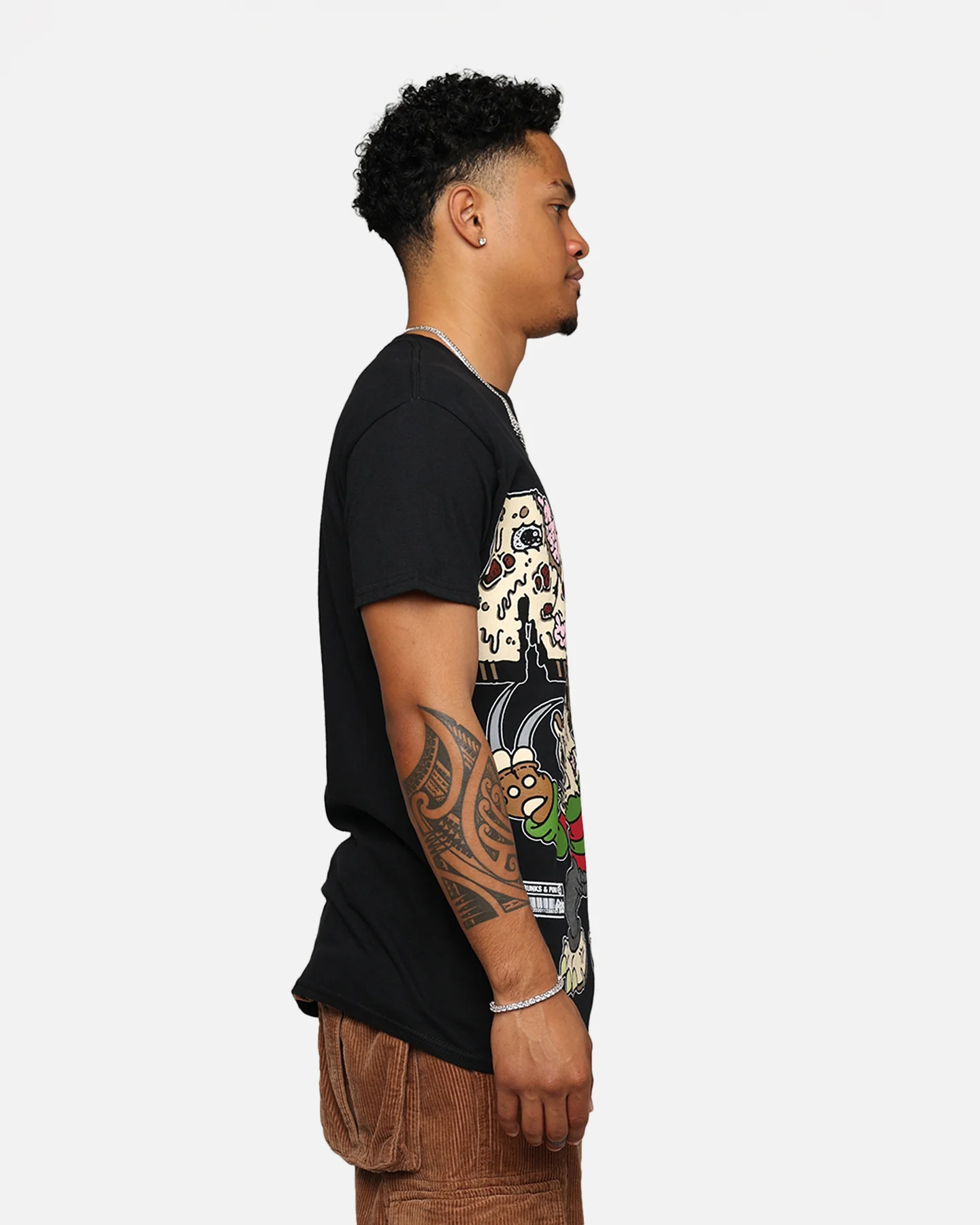 Rats Get Fat Ratty The 14th T-Shirt Black - Image 5