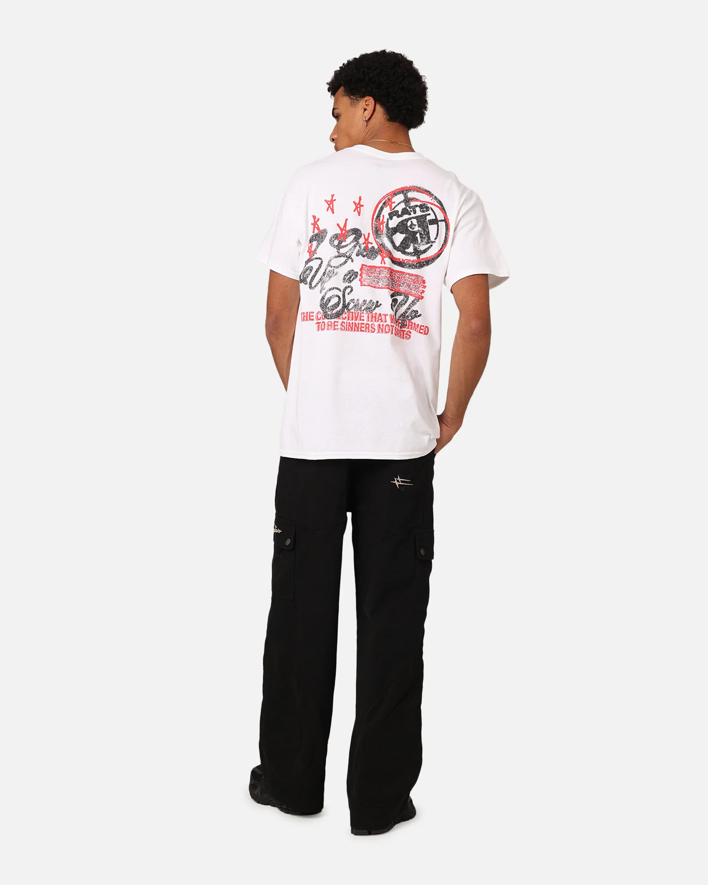 Rats Get Fat Screw Up T-Shirt White - Image 8