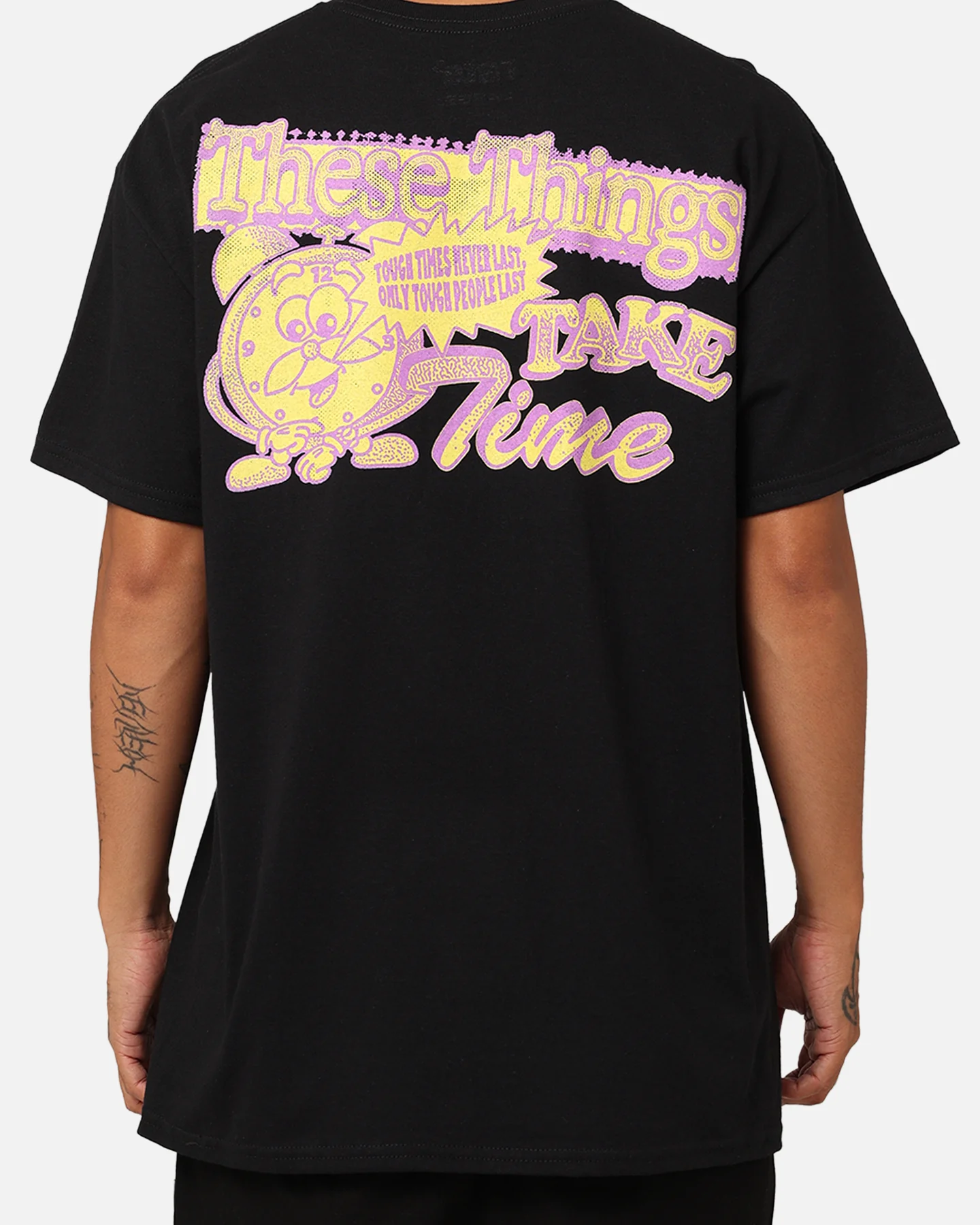 Rats Get Fat Time T-Shirt Black - Image 5