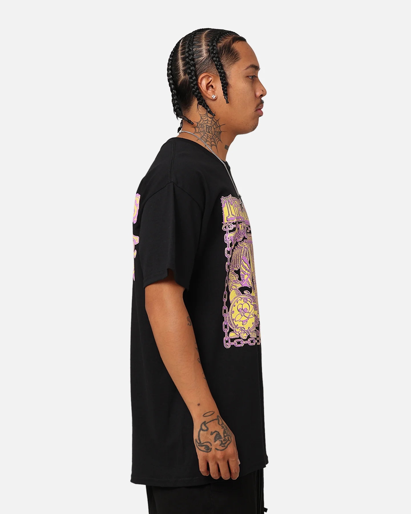 Rats Get Fat Time T-Shirt Black - Image 6