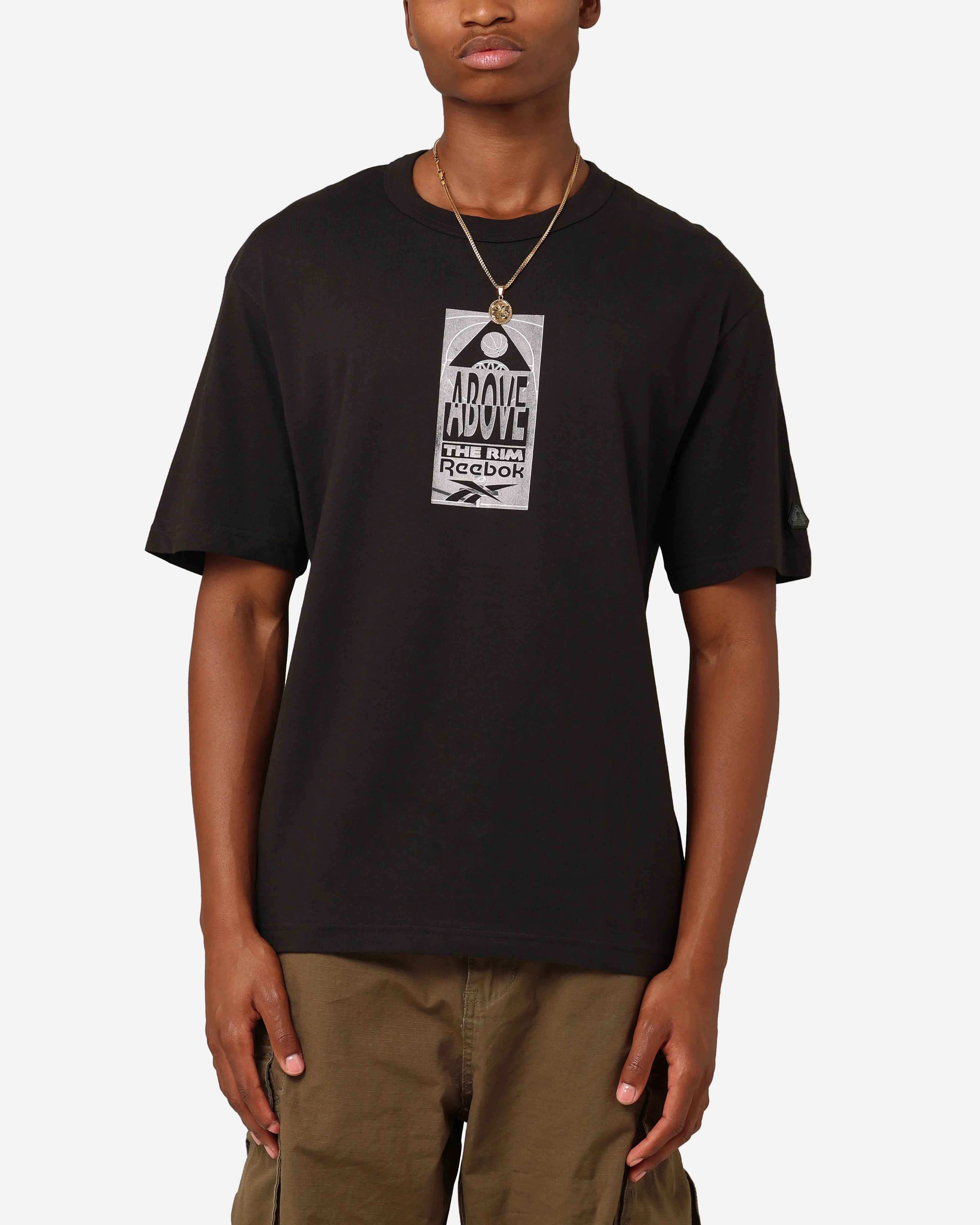 Reebok Above The Rim Graphic T-Shirt Black - Image 2