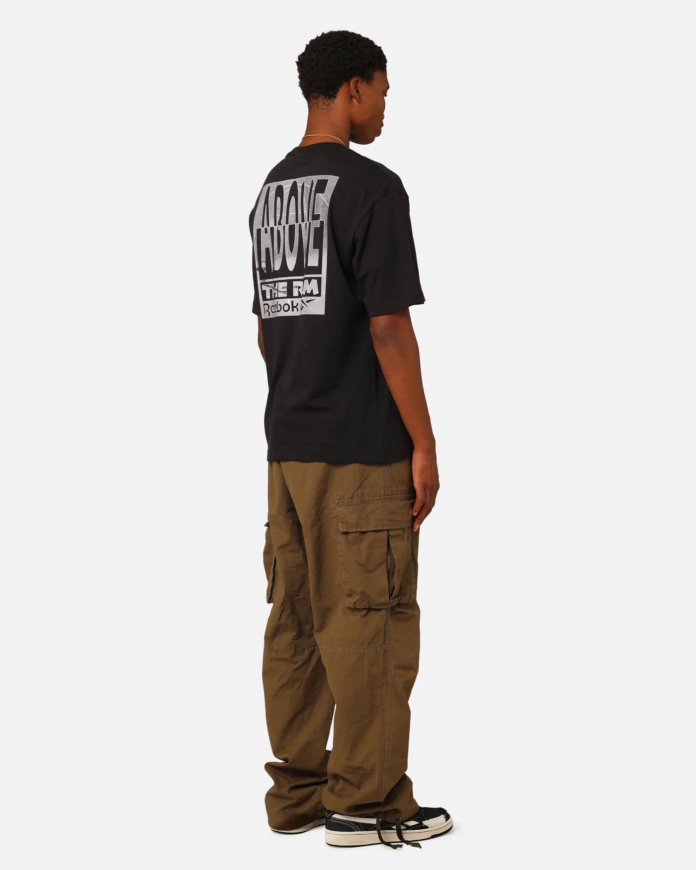 Reebok Above The Rim Graphic T-Shirt Black - Image 3