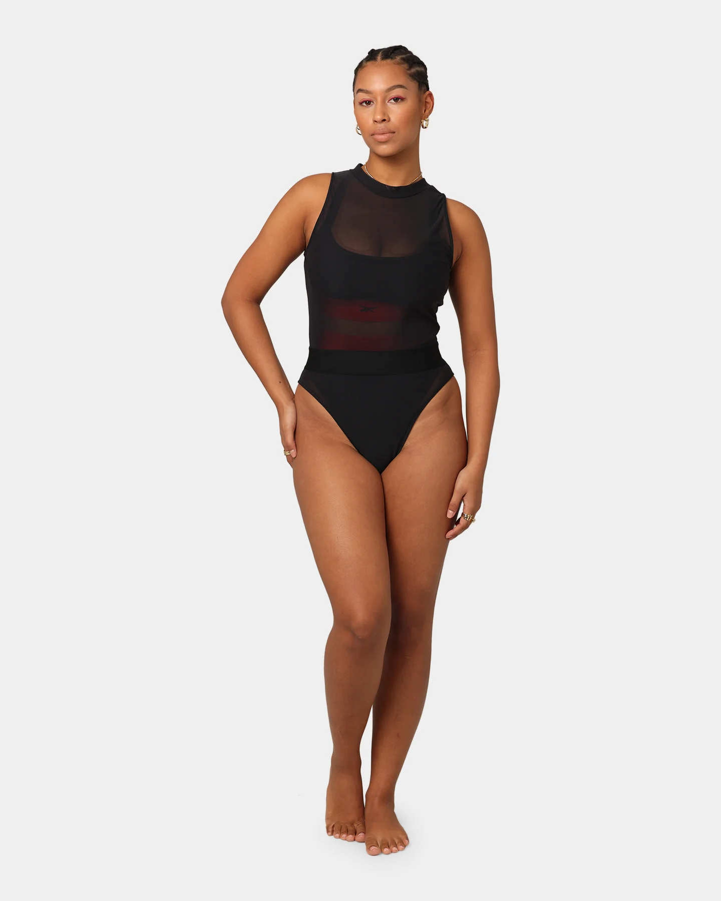 Reebok X Cardi B Women's Bodysuit Black - Image 5