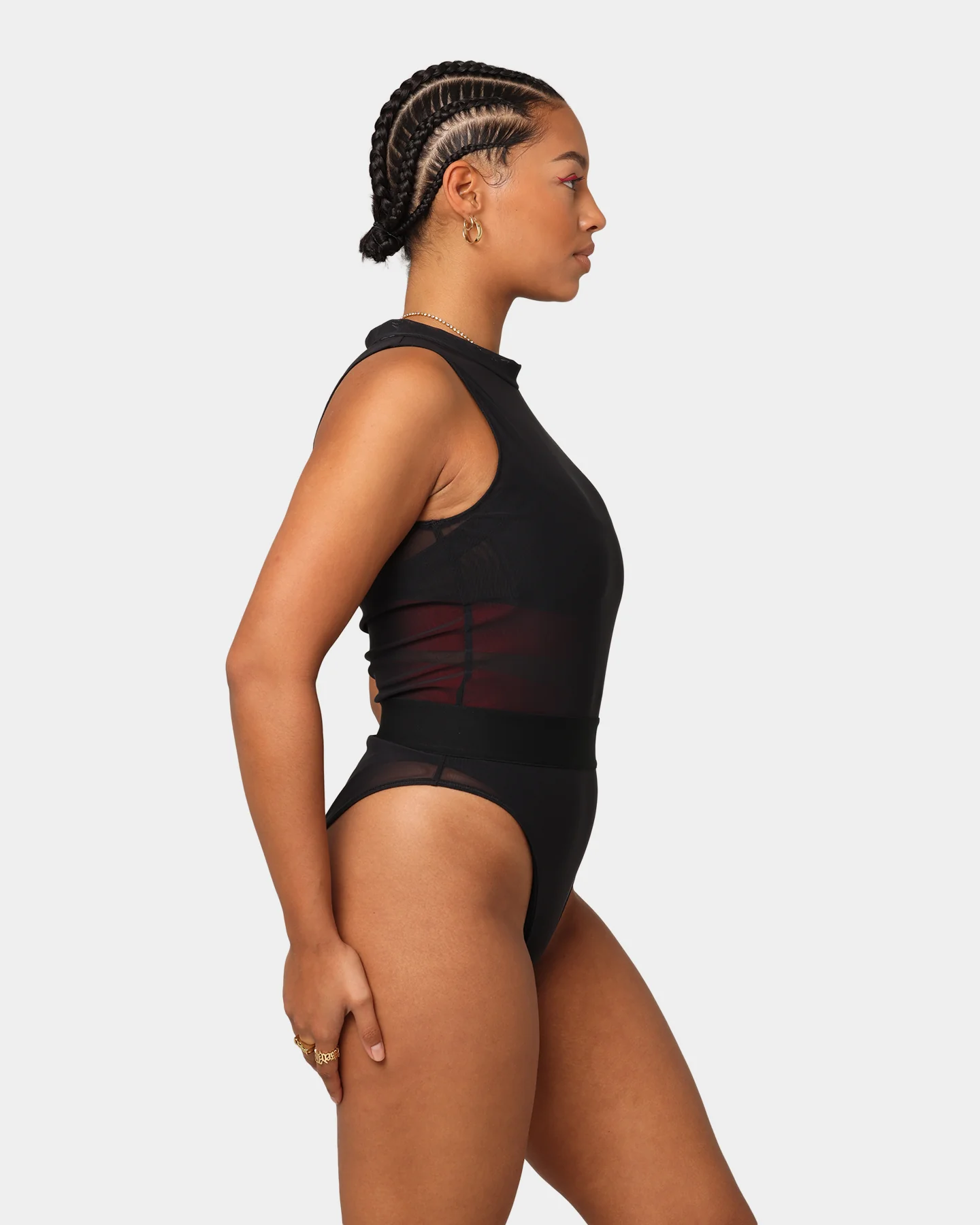 Reebok X Cardi B Women's Bodysuit Black - Image 8