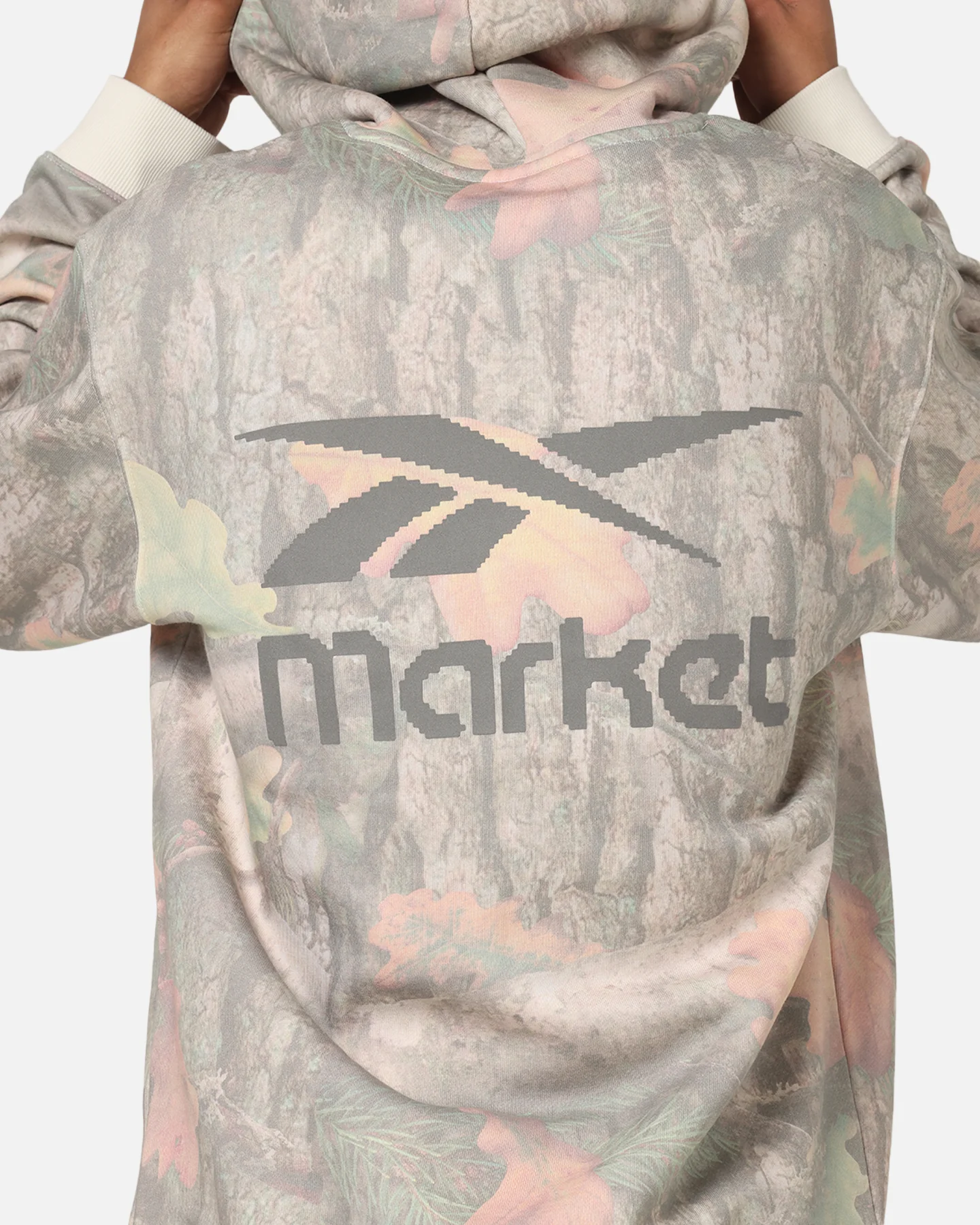 Reebok X Market All Over Print Hoodie Real Tree Camo - Image 7