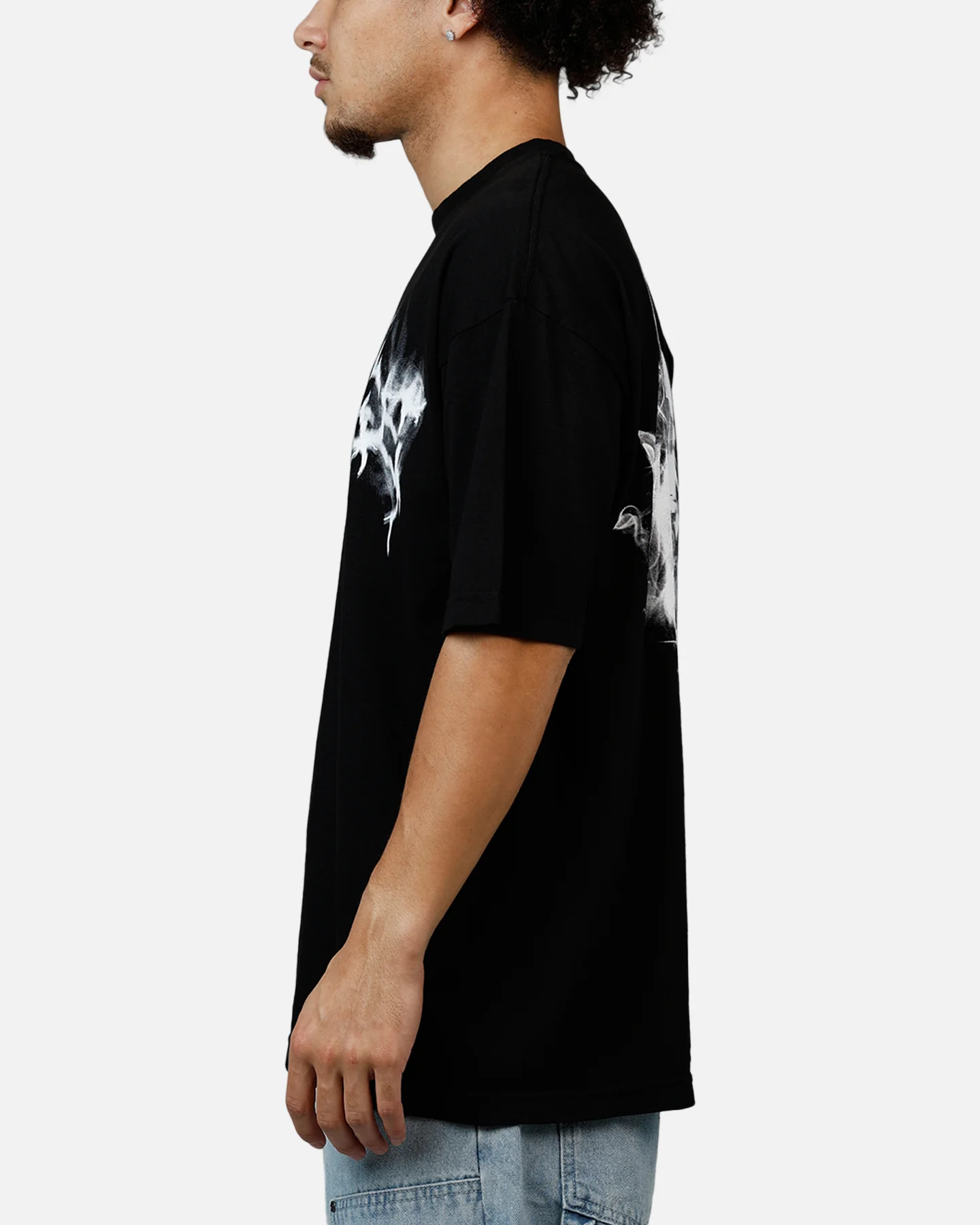 Revenge Smoke Lightning T-Shirt Black - Image 5