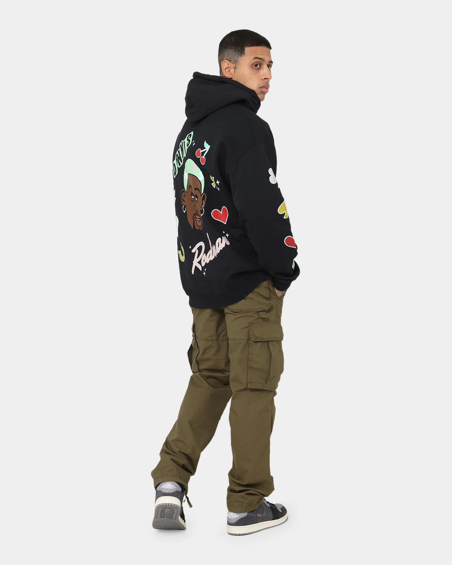 Rodman Brand 48 Hours In Vegas Hoodie Black - Image 3