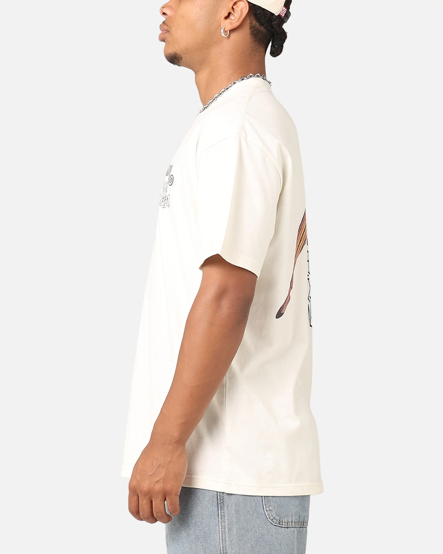 S Double Choose Your Weapon T-Shirt Washed White - Image 6