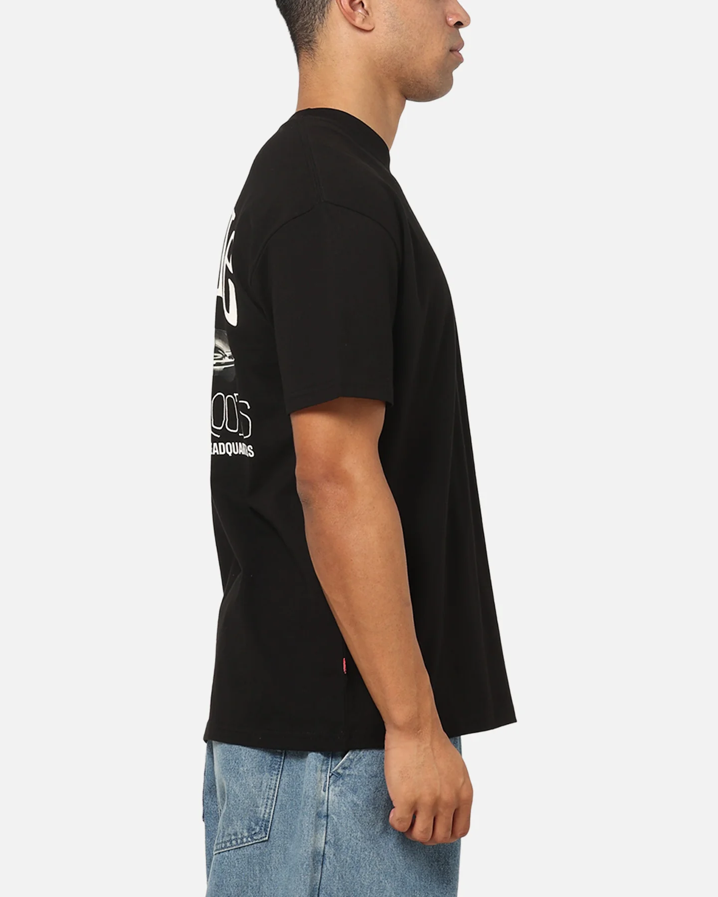 S Double Citreon T-Shirt Pigment Black - Image 5