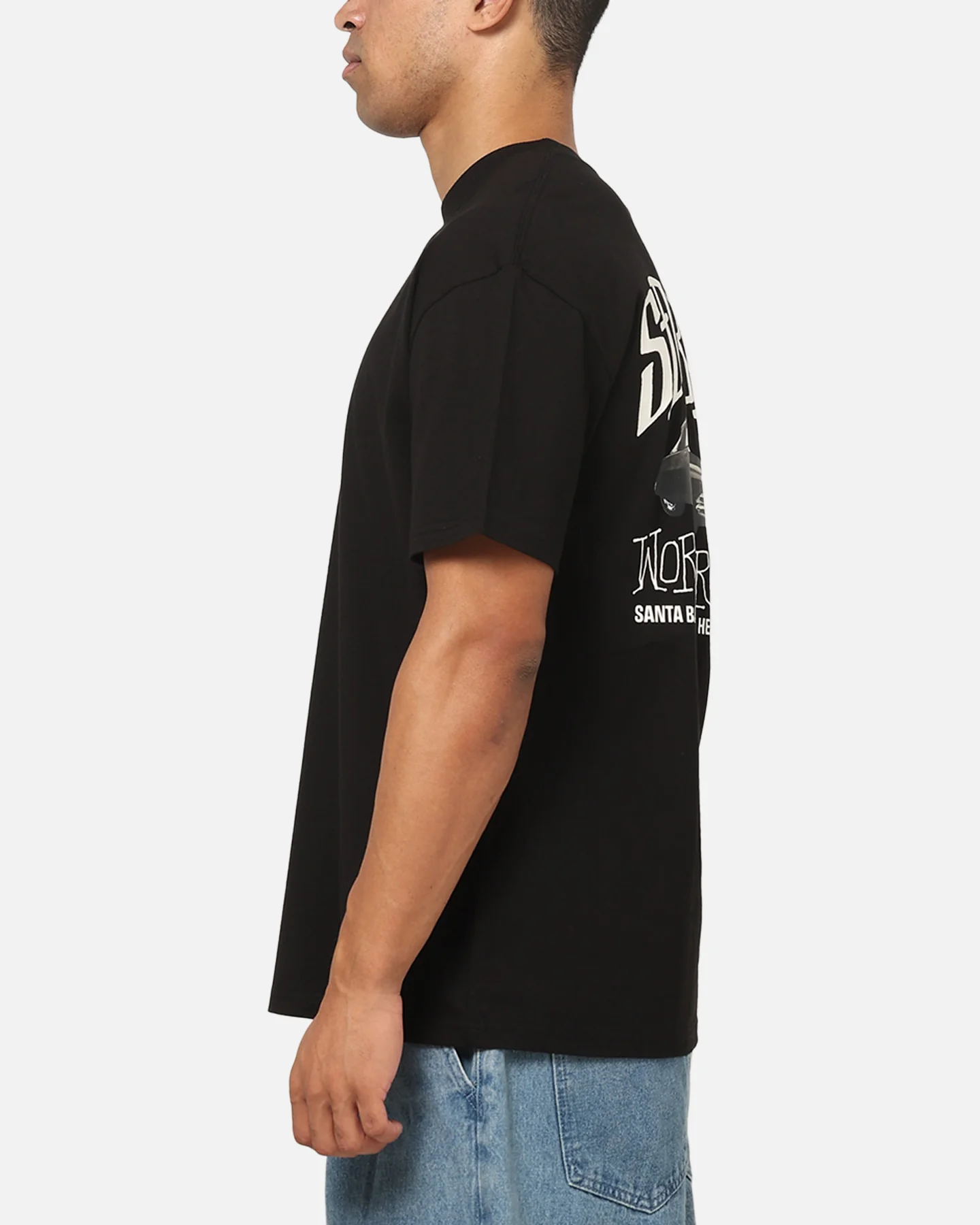 S Double Citreon T-Shirt Pigment Black - Image 6