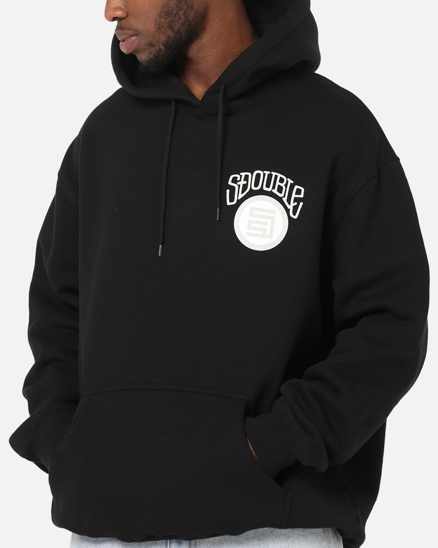 S Double Goosebumps Hoodie Washed Black - Image 8