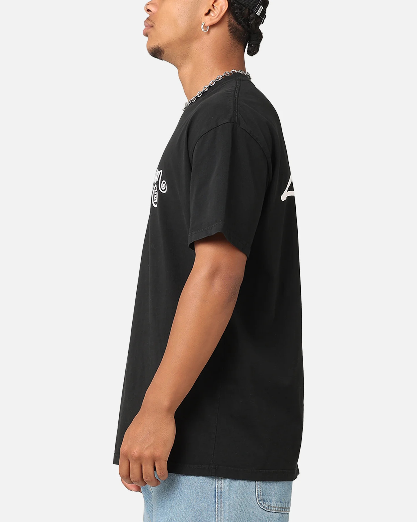 S Double Shawn Dot T-Shirt Washed Black - Image 6