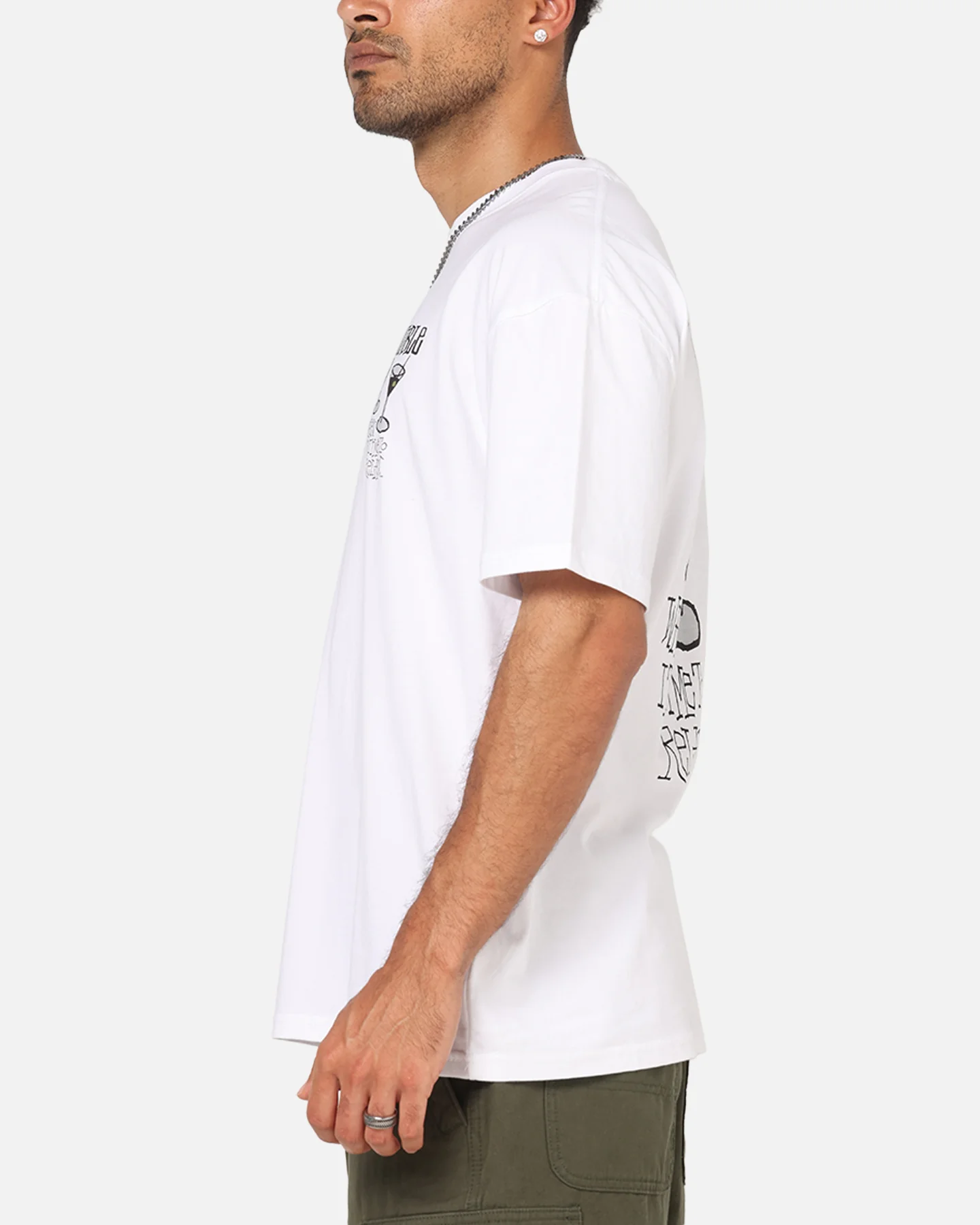 S Double Time To Relax T-Shirt White - Image 6