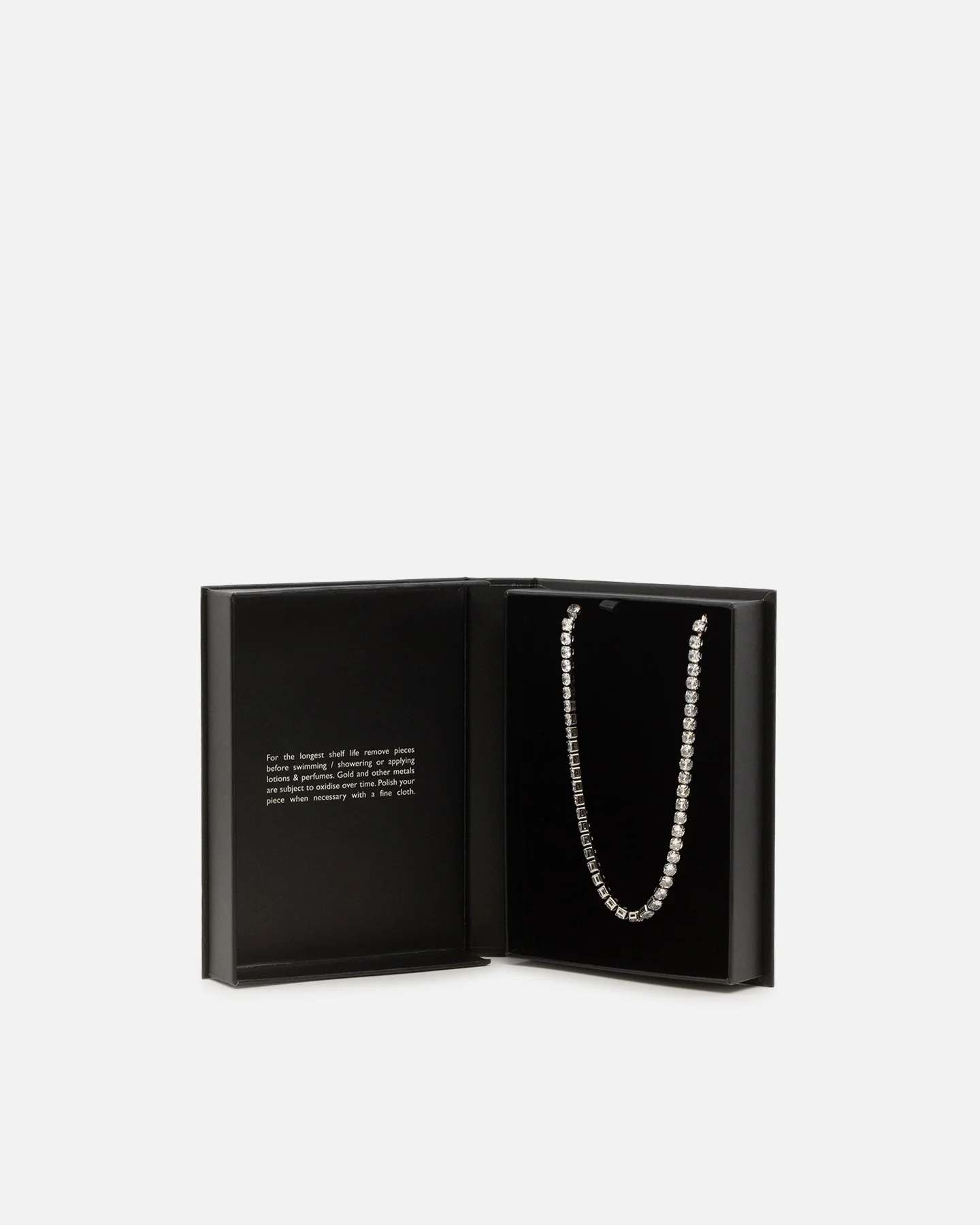 Saint Morta 5mm Tennis Chain Iced White Gold - Image 8