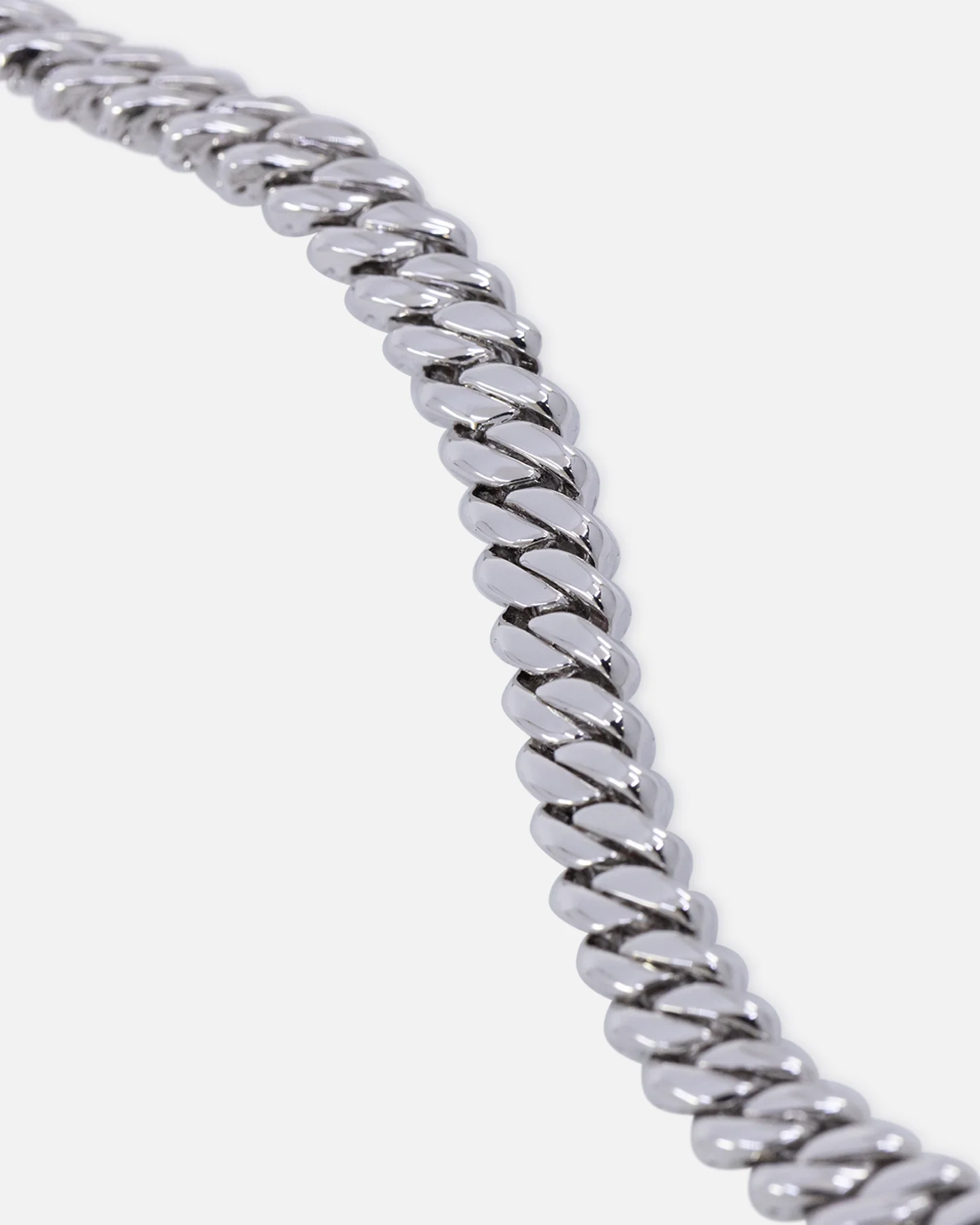 Saint Morta 6mm Iced Cuban Prong Chain Iced White Gold - Image 8