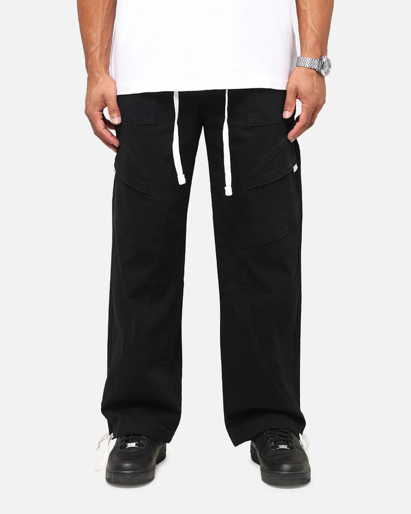 Saint Morta Aera Baggy Cargo Pants Vintage Black