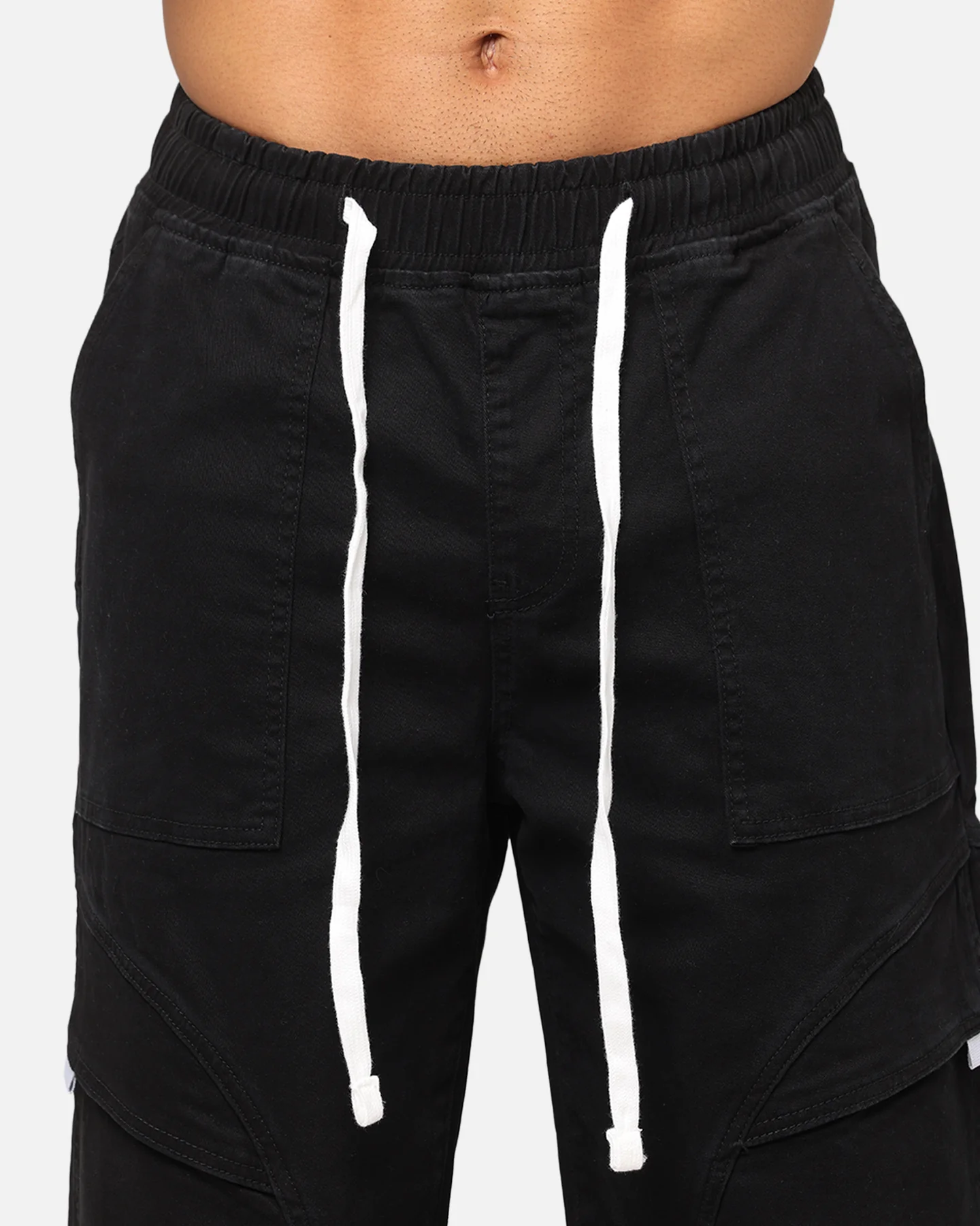 Saint Morta Aera Baggy Cargo Pants Vintage Black - Image 7