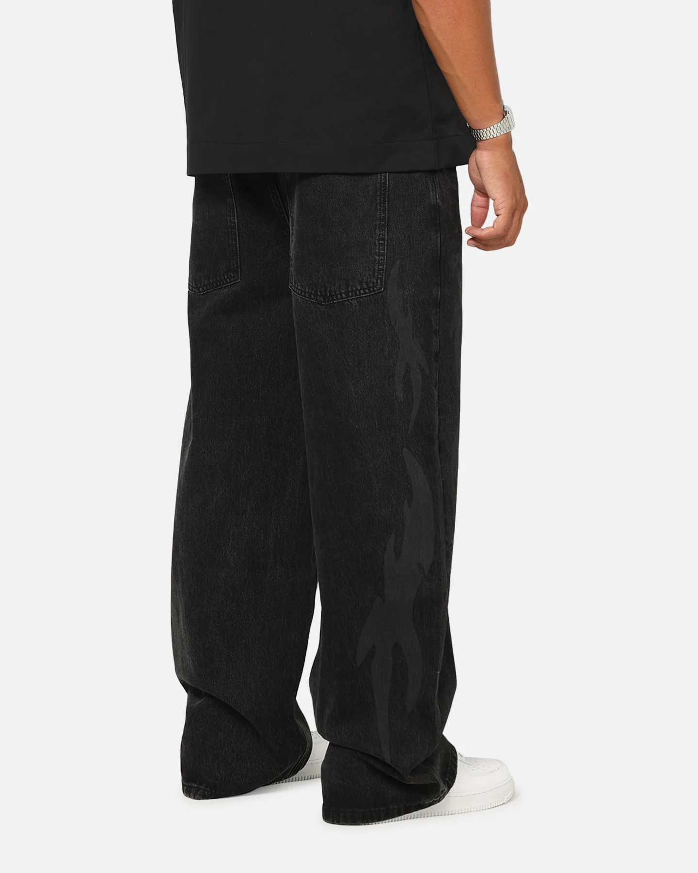 Saint Morta Amplus Infernal Rinse Jeans Black - Image 6